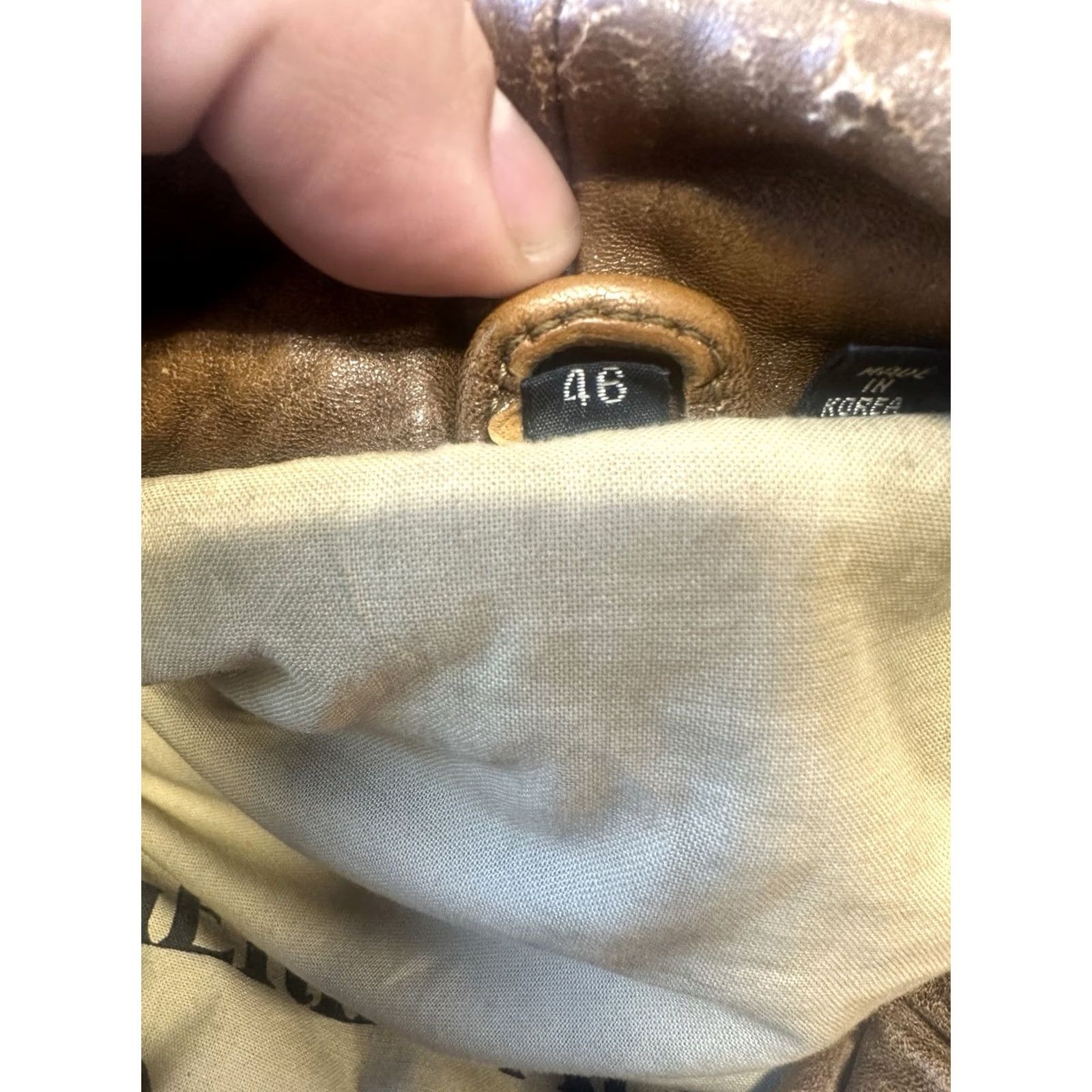 Vintage VINTAGE Mirage Distressed Flight Bomber Jacket Leather Rust Brown 80s Size 46 Mens Jacket Size US S / EU 44-46 / 1 - 5 Thumbnail