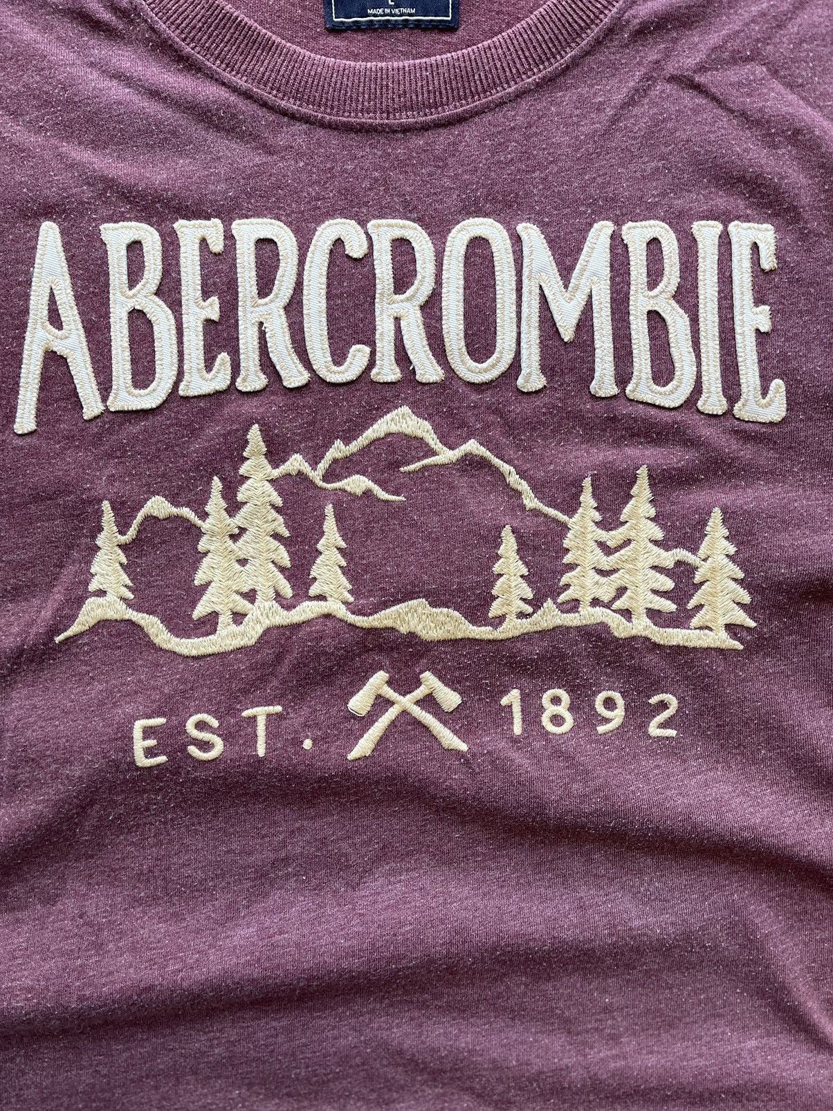 Abercrombie & Fitch × Vintage Vintage Abercrombie & Fitch Long Sleeve T Shirt Y2K 90s Size US L / EU 52-54 / 3 - 2 Thumbnail