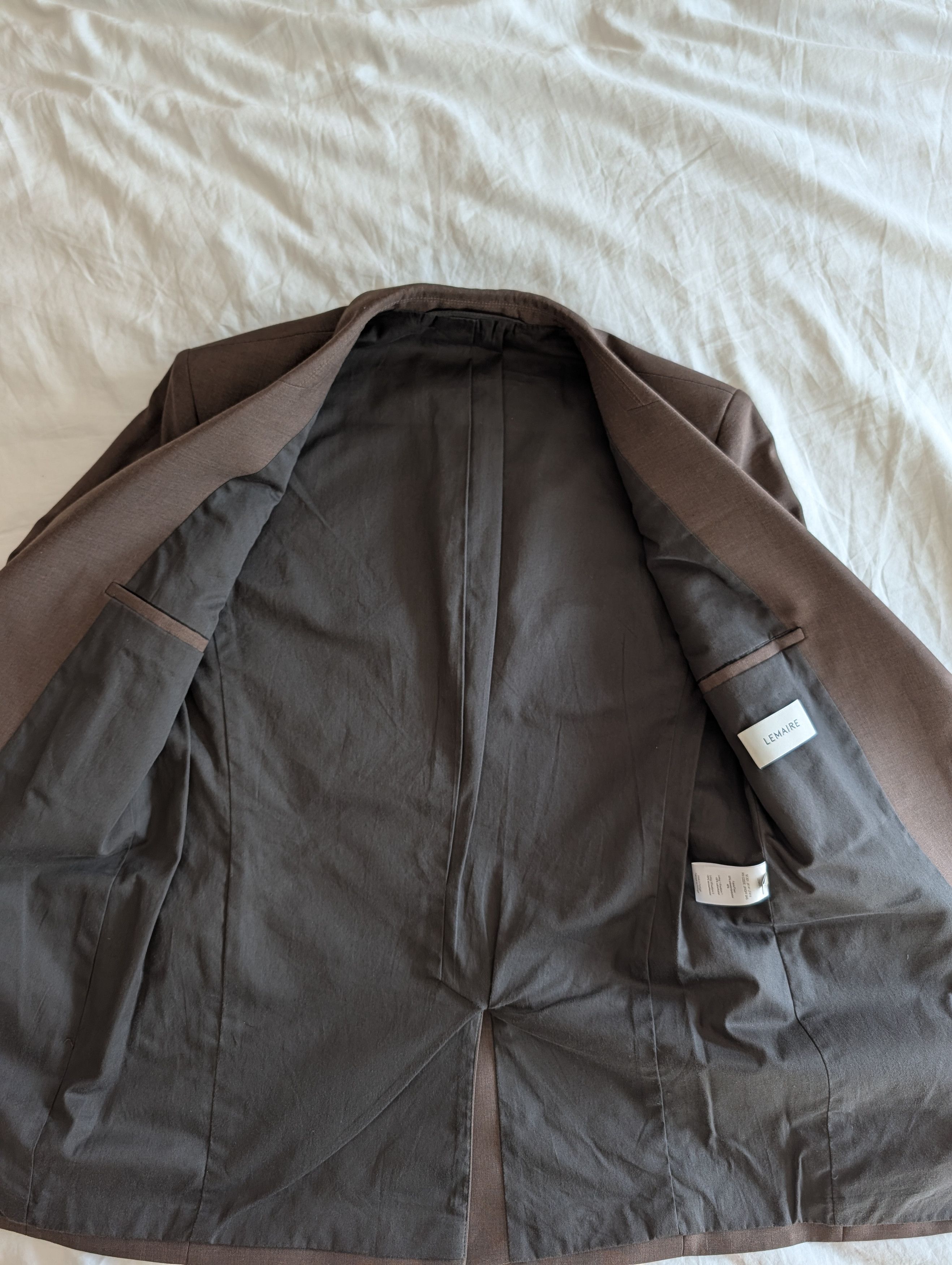 Lemaire Lemaire single breasted blazer in brown Size 46L - 5 Thumbnail