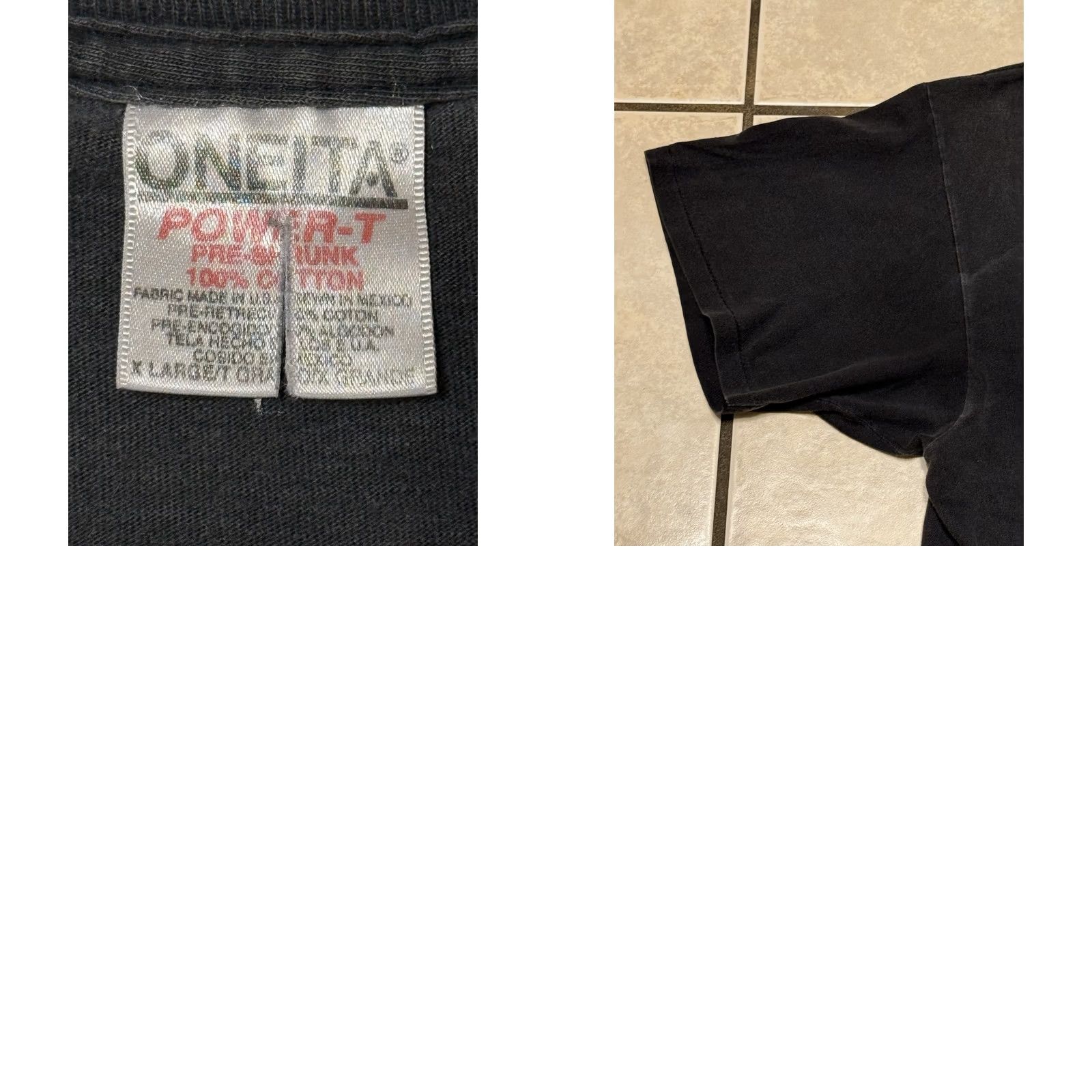 Vintage VINTAGE 90s John Woo Chow Yun-fat Better Tomorrow II Rice Shirt XL Black Oneita Mens Size US XL / EU 56 / 4 - 8 Thumbnail