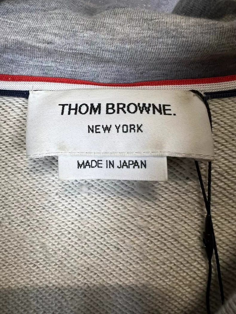 Thom Browne Thom Browne Gray four-bar zipper jacket 2503-Nextarrow Size M / US 6-8 / IT 42-44 - 5 Thumbnail