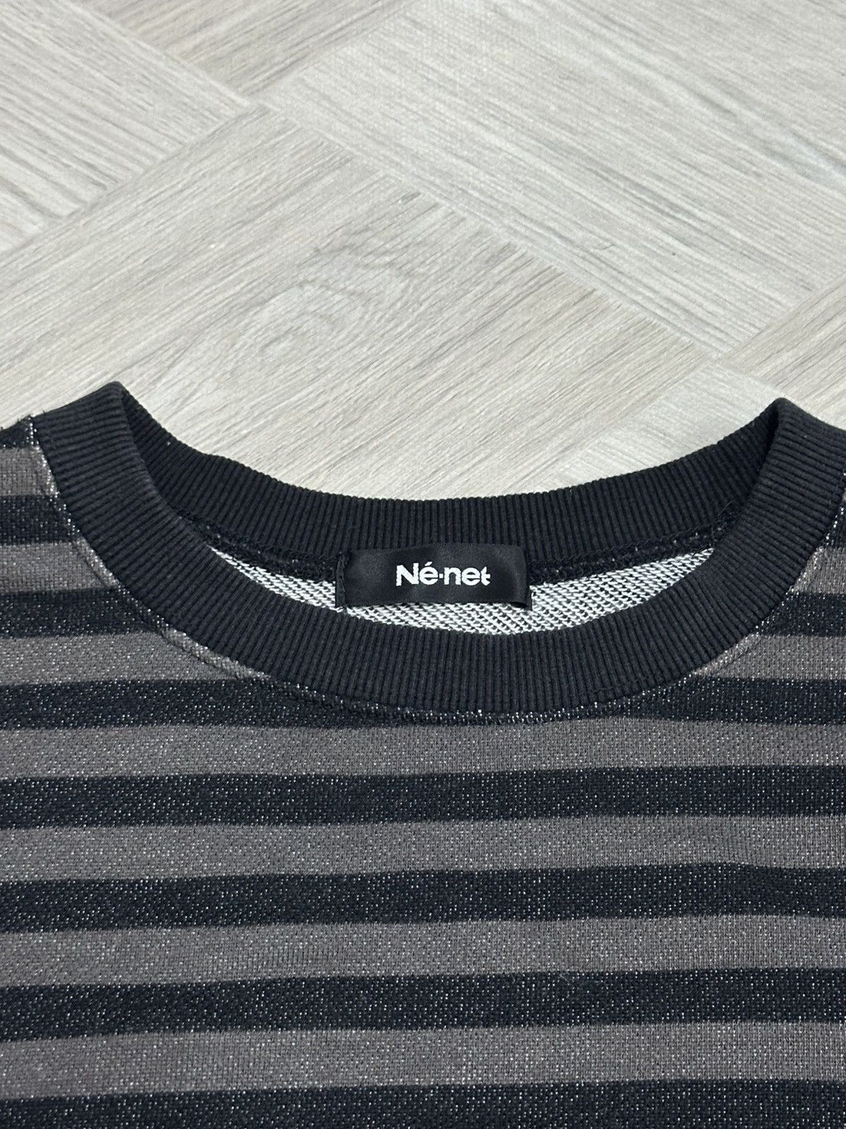 Ne-Net Ne-Net Issey Miyake Hybrid Stripe/Prisoner Sweater Size US M / EU 48-50 / 2 - 6 Thumbnail