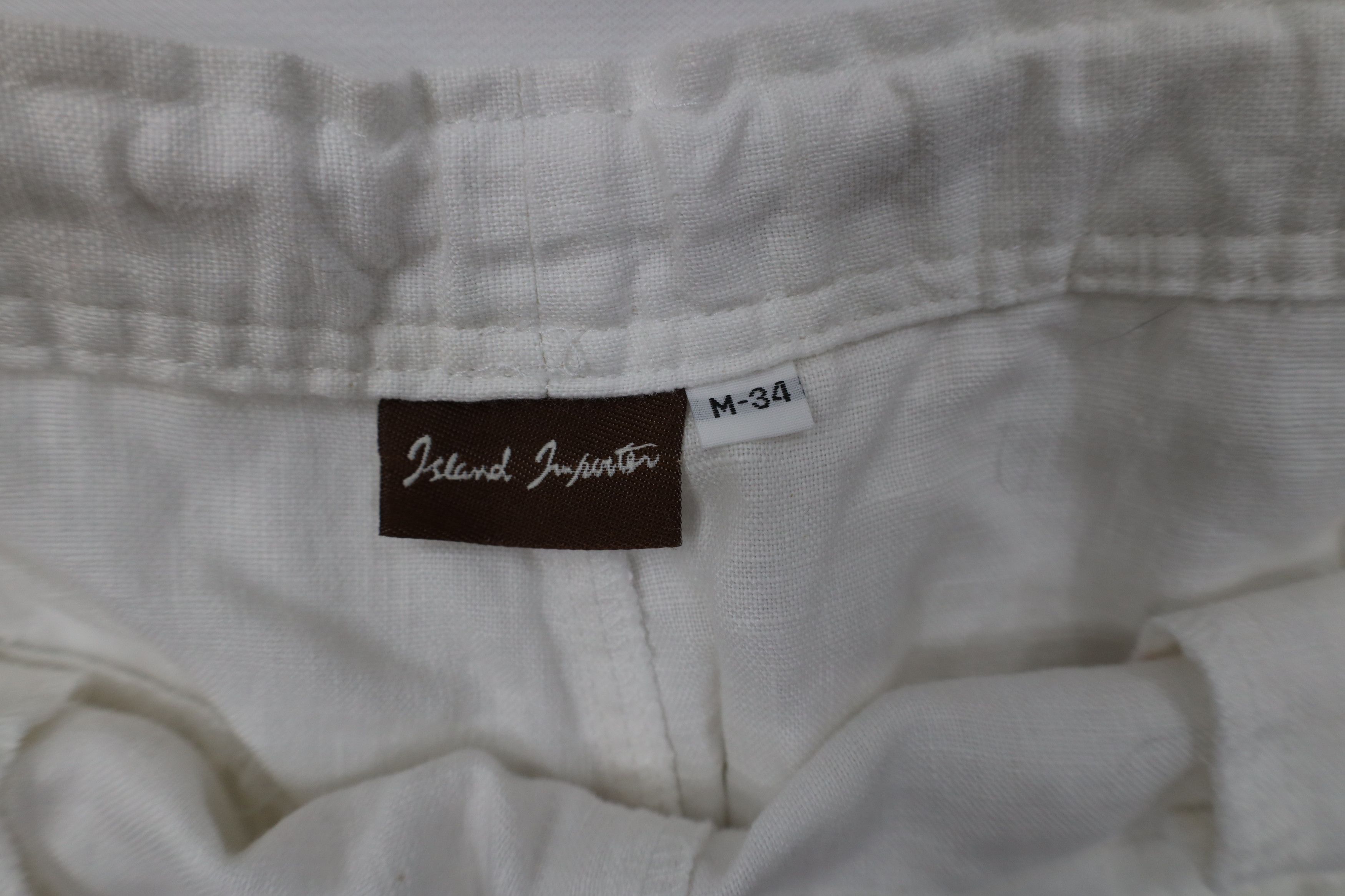 Vintage Vintage 90s Streetwear Sheer Linen Wide Leg Harem Pants Size US 34 / EU 50 - 8 Thumbnail