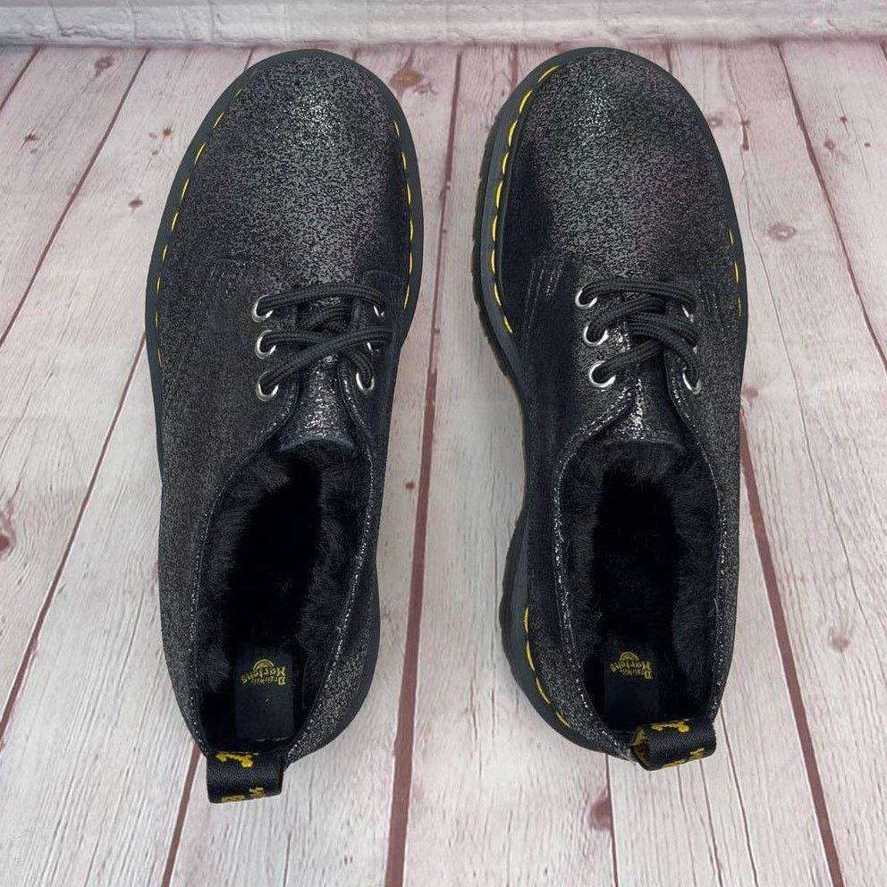 Dr. Martens Dr.Martens Women’s 1461 Quad Faux Fur Lined Platform Shoes Size US 7 / IT 37 - 8 Thumbnail