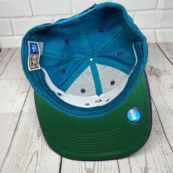 Adidas Vintage Charlotte Hornets NBA Adidas Hat Snapback Size ONE SIZE - 5 Thumbnail