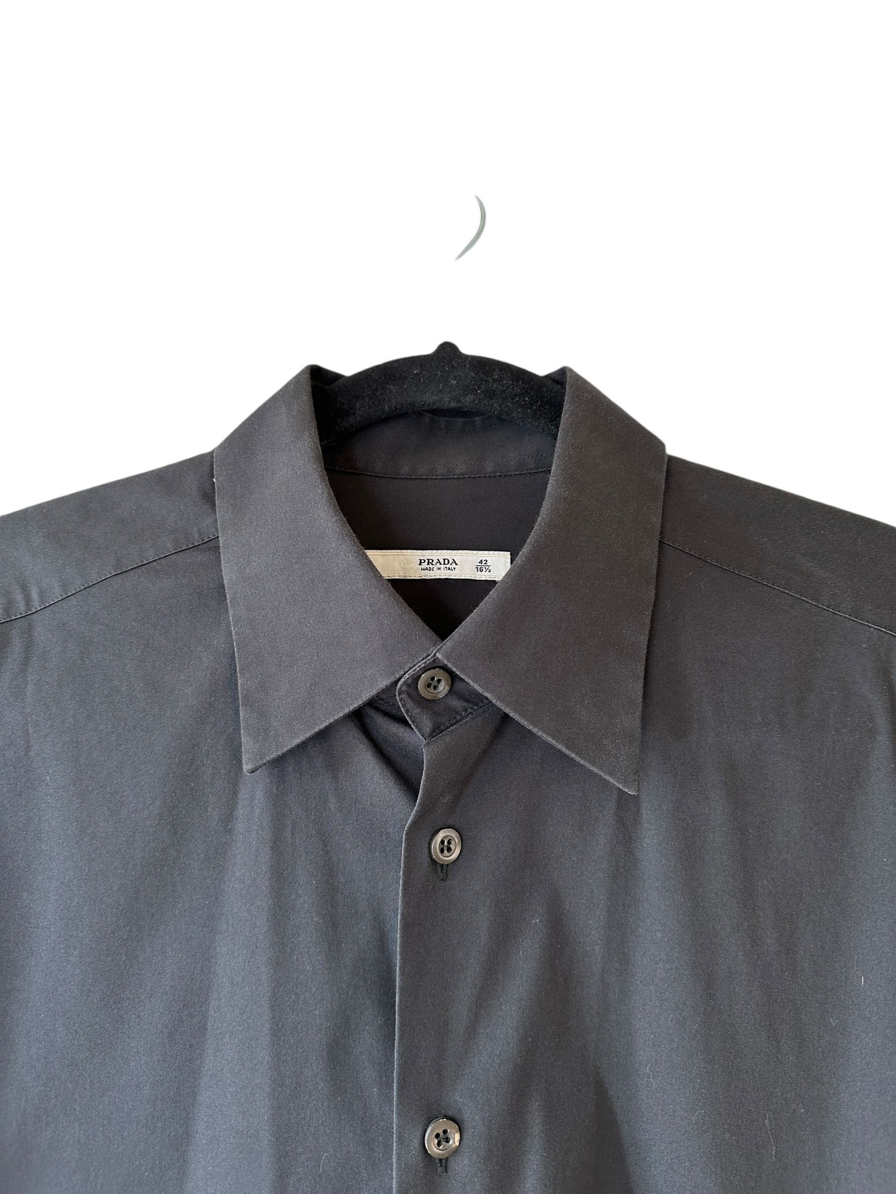 Prada Prada Short Sleeve Button Up Shirt Size US L / EU 52-54 / 3 - 2 Thumbnail
