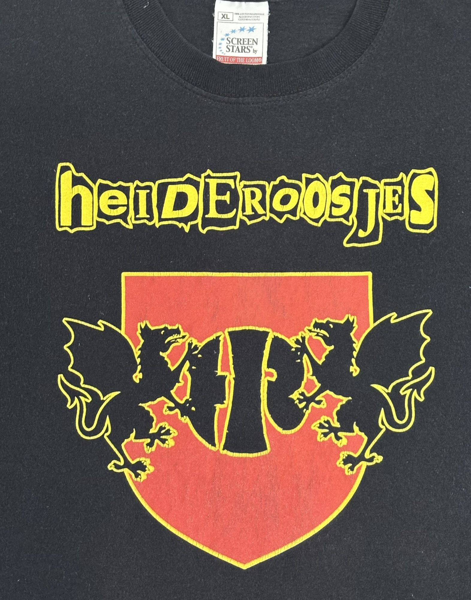 Band Tees Heideroosjes 1989 Screen Stars vintage T-shirt Size. XL Size US XL / EU 56 / 4 - 6 Thumbnail