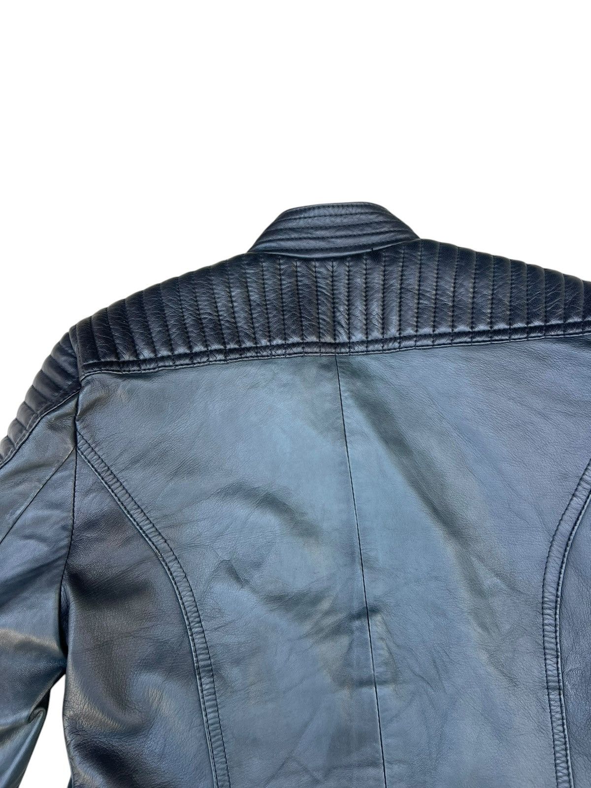 Leather Unknown Brand High Quality Napa Leather Padded Crop Jacket Size US XS / EU 42 / 0 - 17 Thumbnail