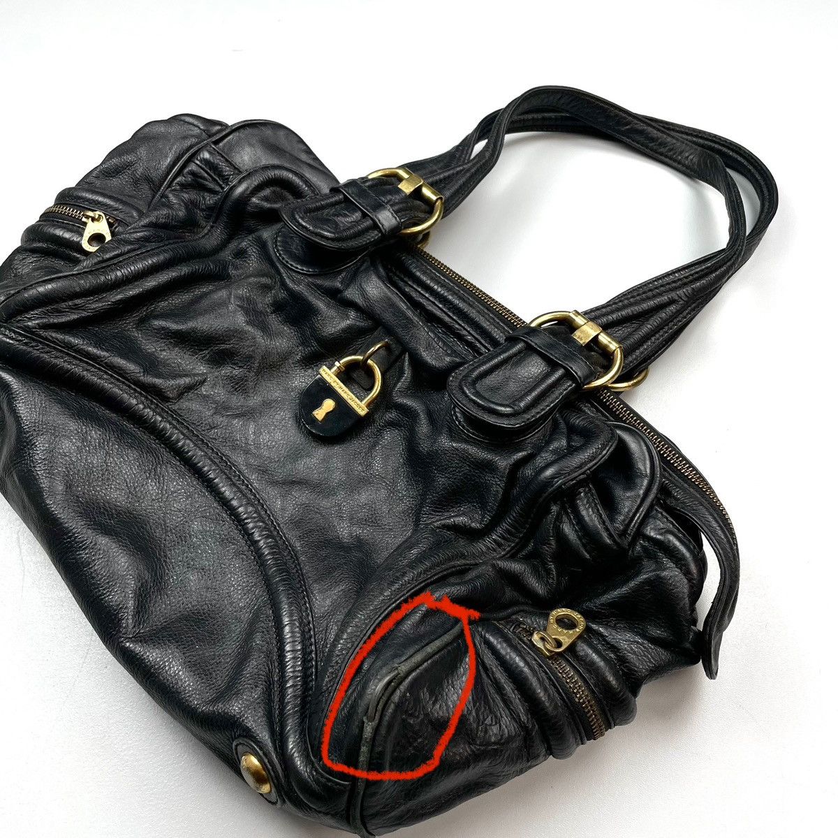 Marc Jacobs Vintage Avantgarde Marc Jacobs Leather Handbag Y2k Size ONE SIZE - 12 Thumbnail