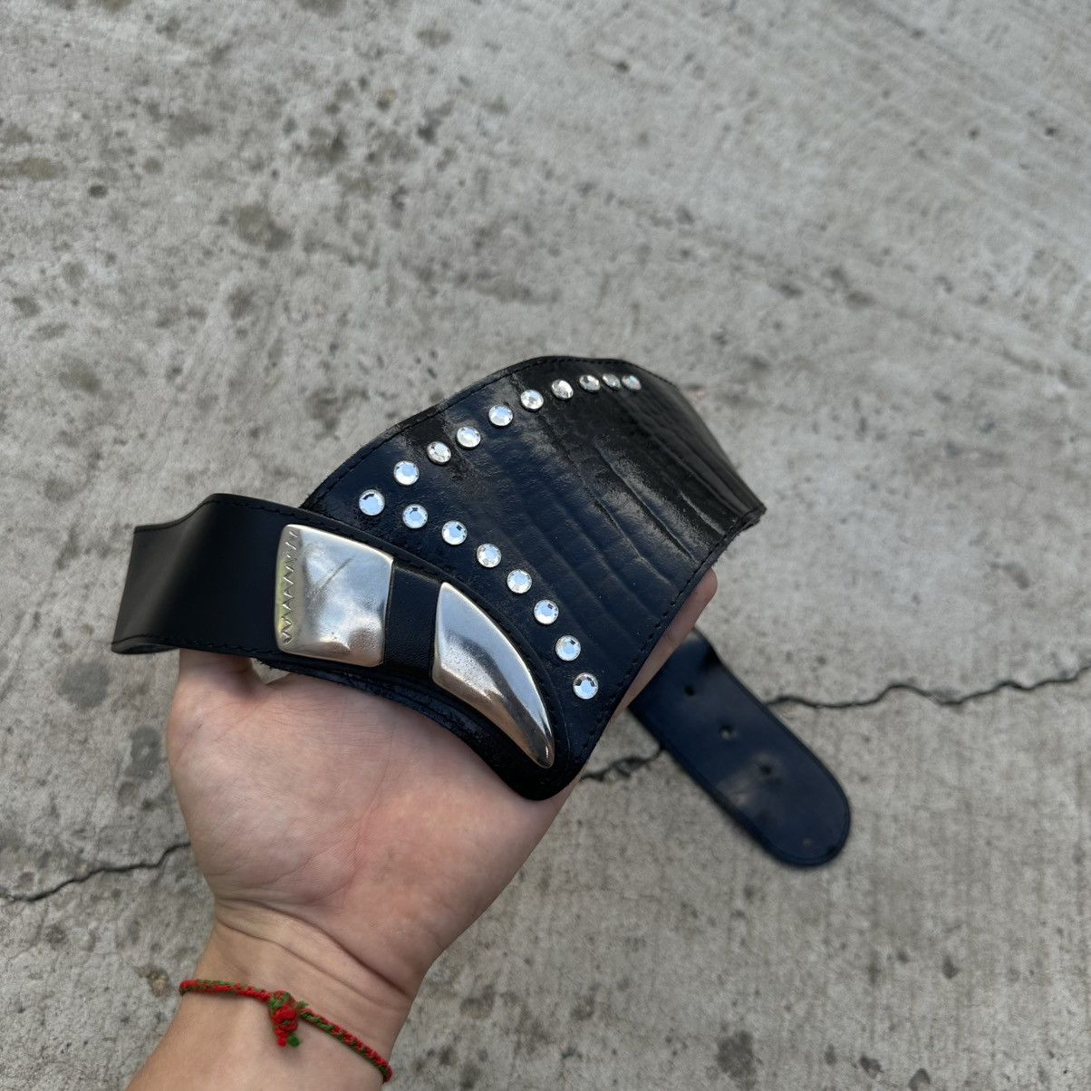 If Six Was Nine Vintage Japanese Style Leather Belt Claw Gothic Band Rock Size ONE SIZE - 8 Thumbnail