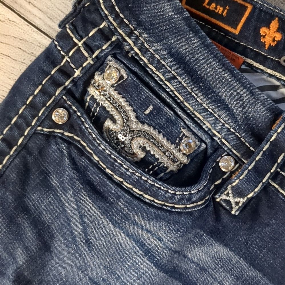 Rock Revival Rock revival leni east boot jeans size 30 Size 30" / US 8 / IT 44 - 4 Thumbnail