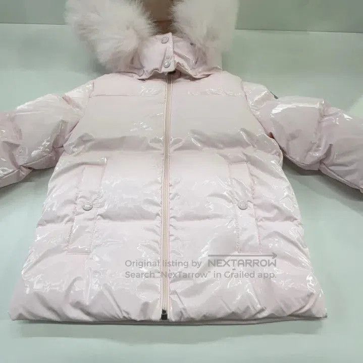 Moncler Moncler Kids' Pink Hooded Down Jacket. Size US M / EU 48-50 / 2 - 7 Thumbnail