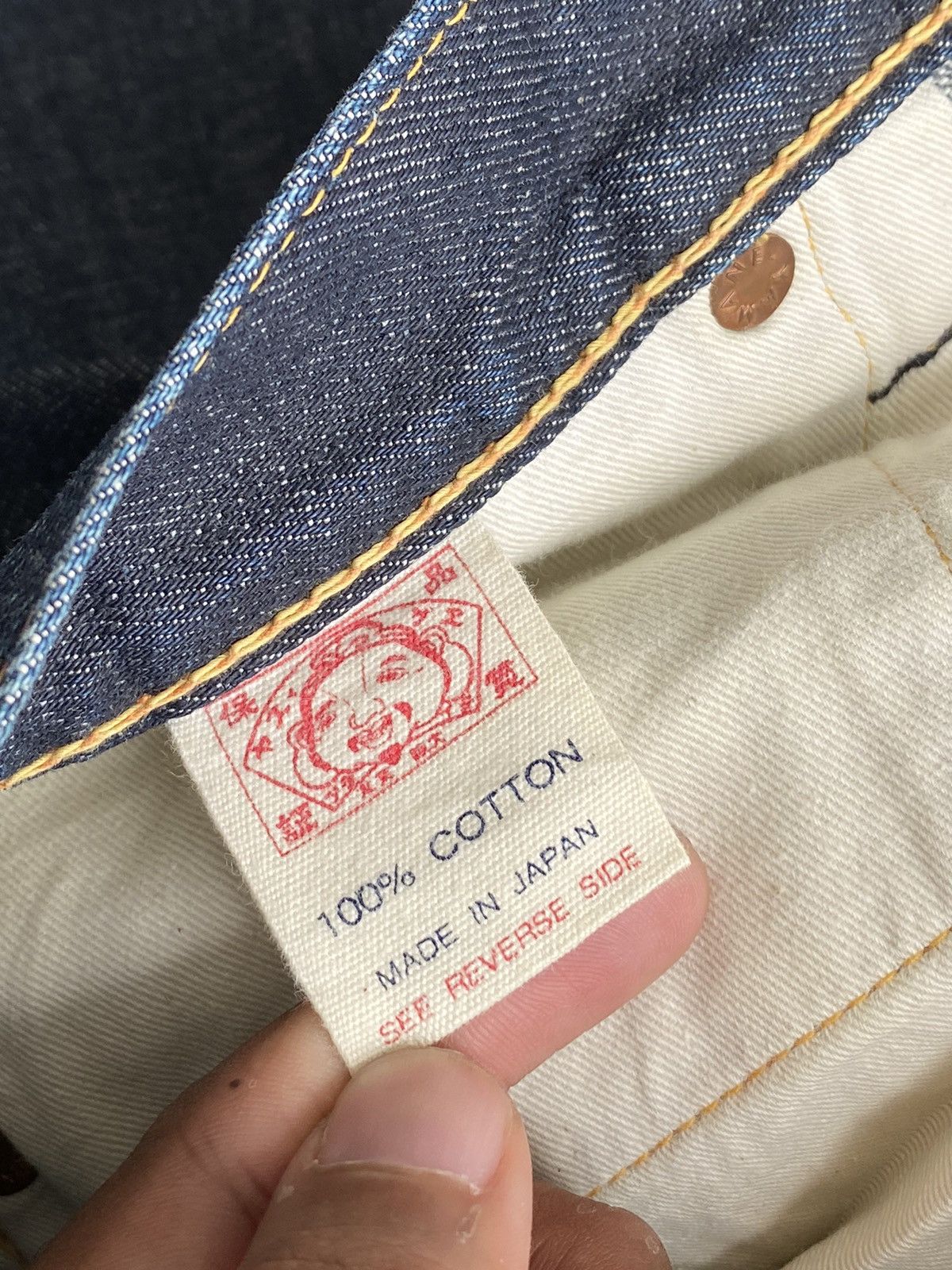 Evisu Vintage Evisu Daicock Painted Baggy Denim / Travis l Scott Size US 34 / EU 50 - 14 Thumbnail