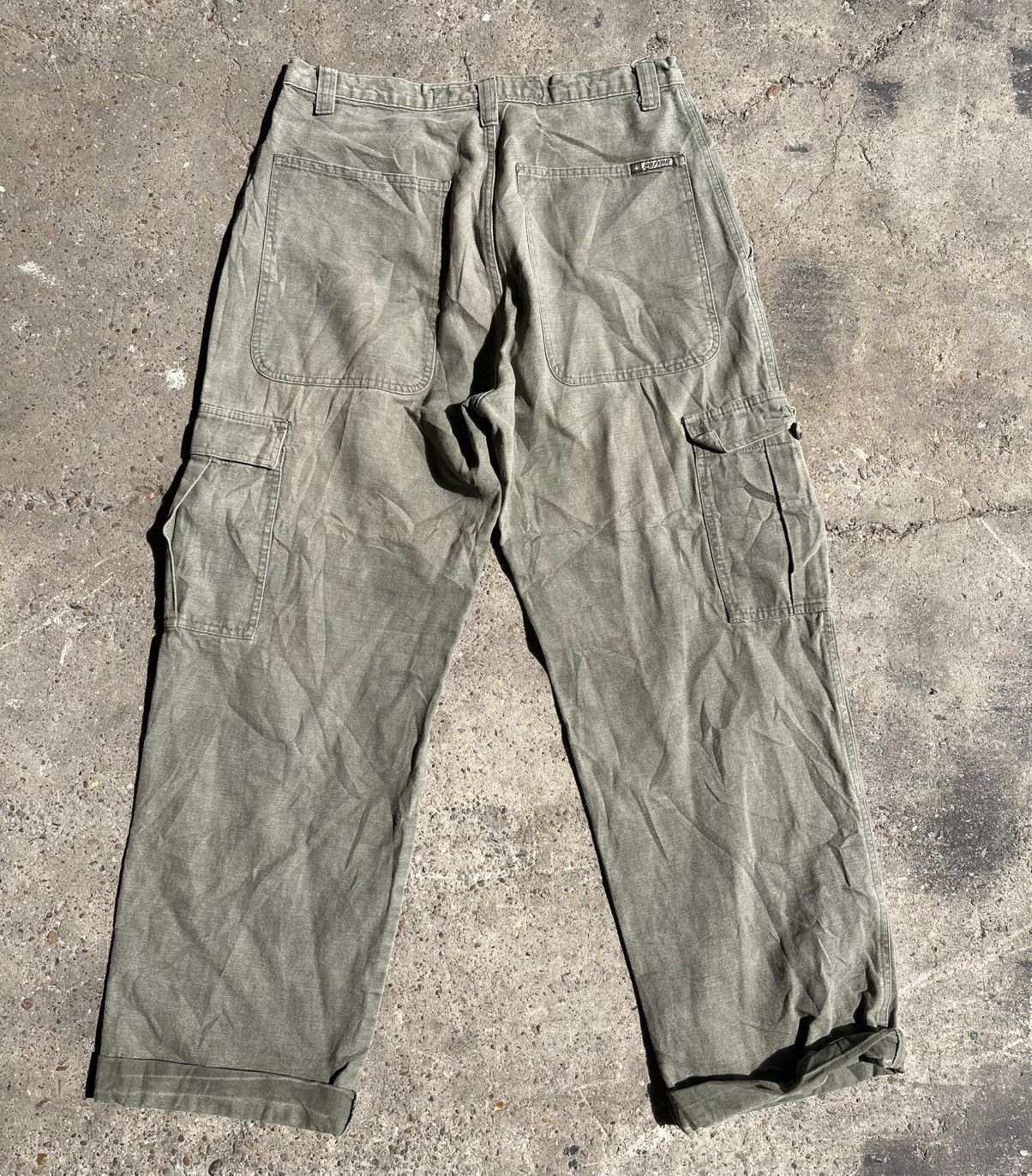 No Fear × Vintage VINTAGE NO FEAR MILITARY GREEN PANTS Size US 33 - 6 Thumbnail