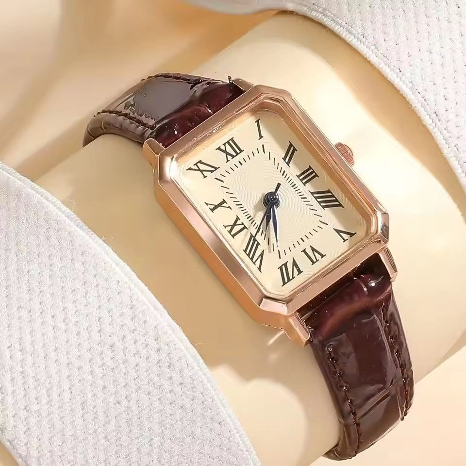 Leather Retro PU Leather Wrist Watch Size ONE SIZE - 2 Thumbnail