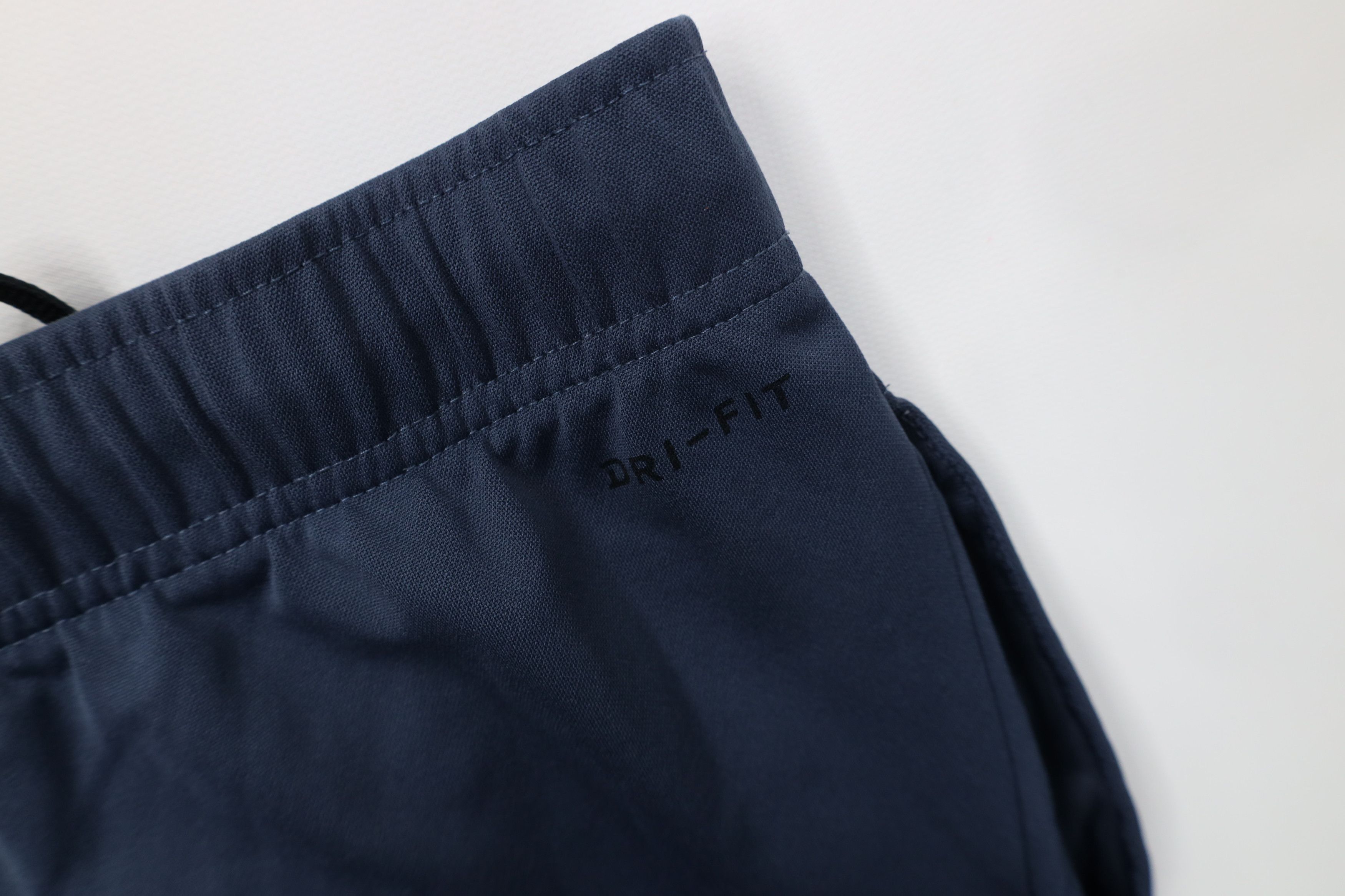 Nike Vintage Y2K Nike Big Swoosh Knit Training Shorts Steel Blue Size US 34 / EU 50 - 12 Thumbnail