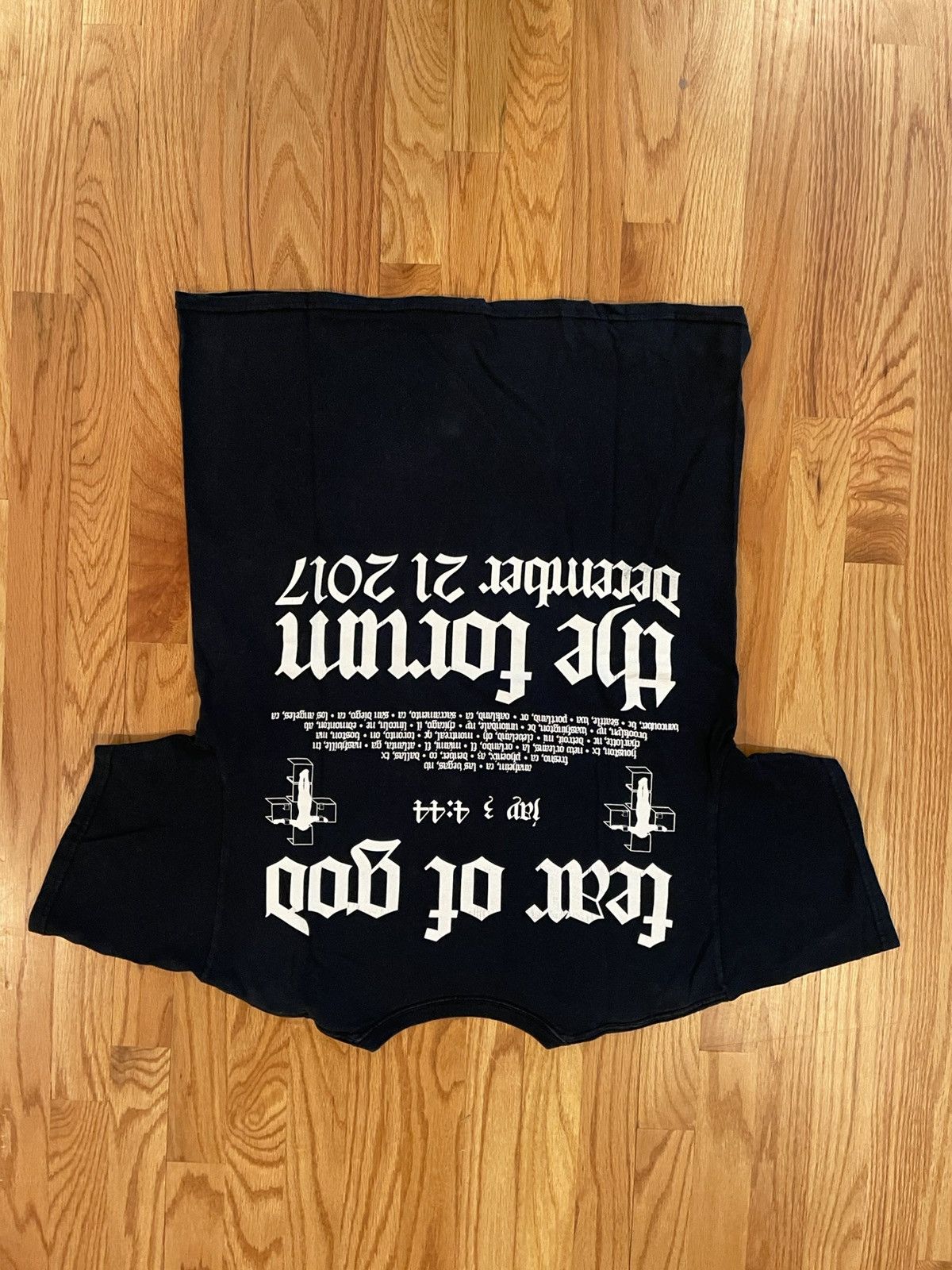 Fear of God Jay-Z 4:44 Tour LA shirt merch