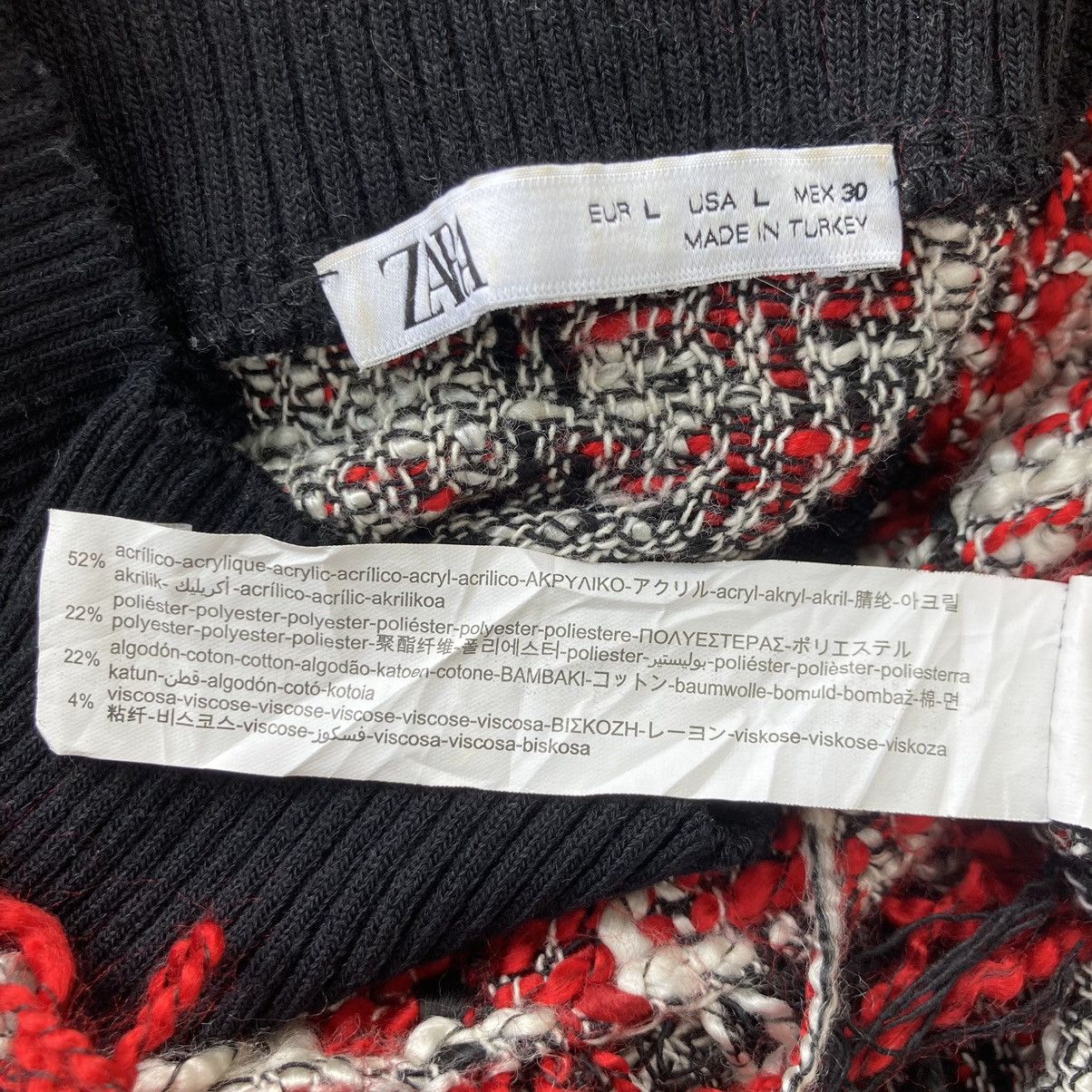Zara ZARA TWEED SWEATER Size L / US 10 / IT 46 - 9 Thumbnail