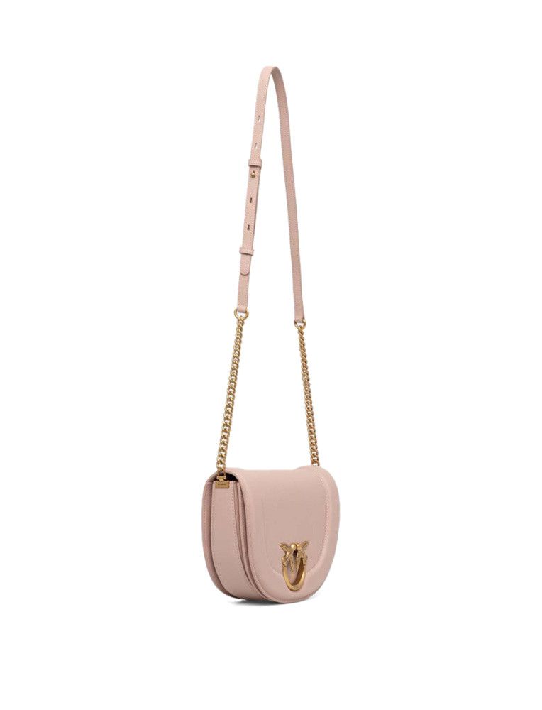Pinko o1s22i1n0824 Size: OS / Mini Leather Shoulder Bag in Pink Size ONE SIZE - 2 Thumbnail