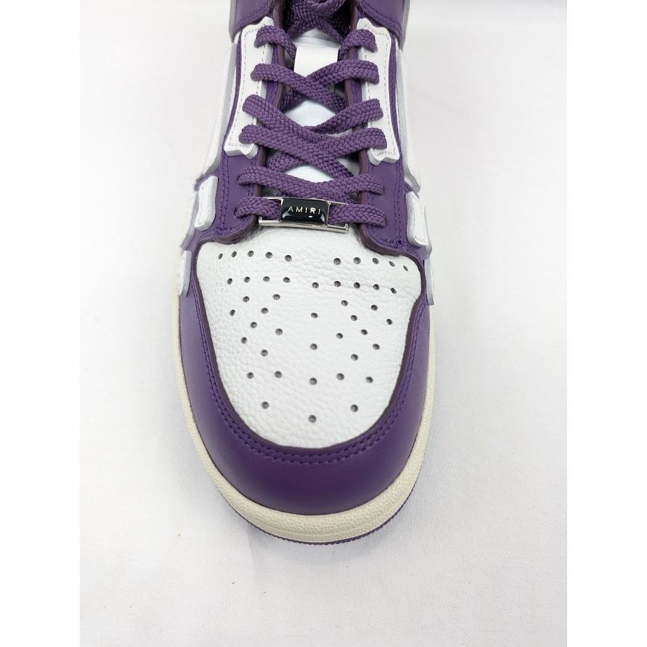 Amiri o1rshd1 Skeleton Low-Top Sneakers in Purple/White Size US 12 / EU 45 - 5 Thumbnail