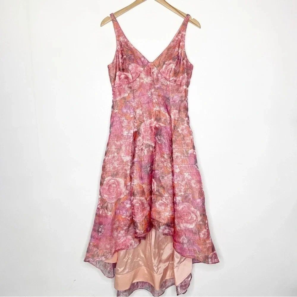 Other Aidan Mattox Printed Jacquard High Low Formal Dress Size 8 Size M / US 6-8 / IT 42-44 - 1 Thumbnail
