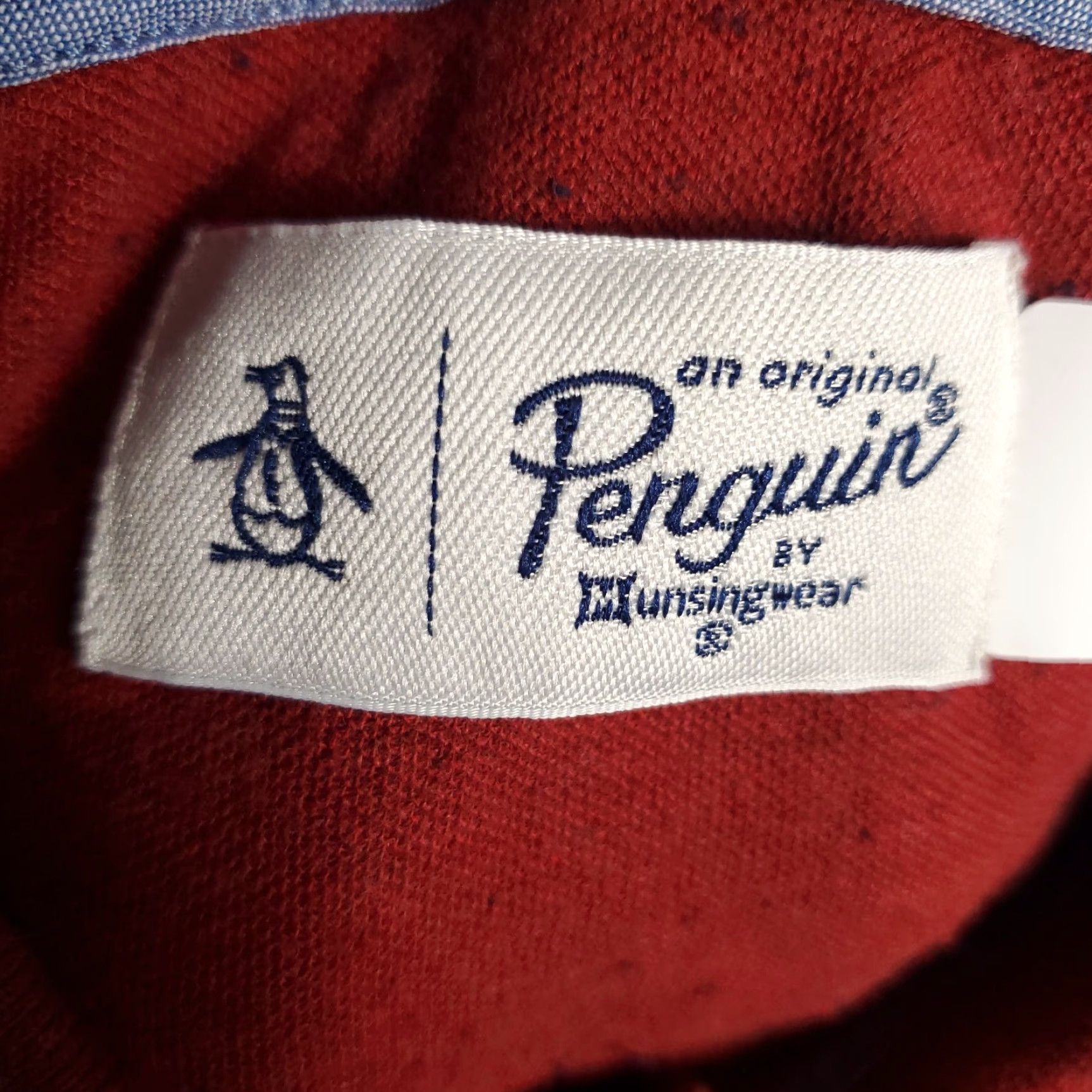 Vintage Penguin Polo Shirt Mens Large Red Casual Short Sleeve Activewear Size US L / EU 52-54 / 3 - 6 Thumbnail