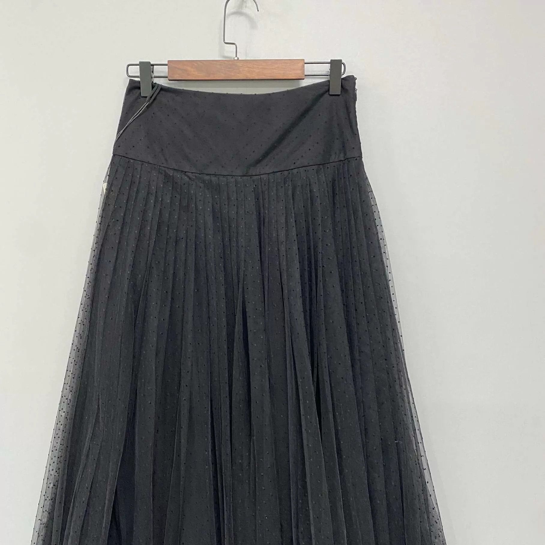 Dior Dior Black Polka Dot Tulle Runway Dress 36 Size 26" / US 2 / IT 38 - 1 Thumbnail