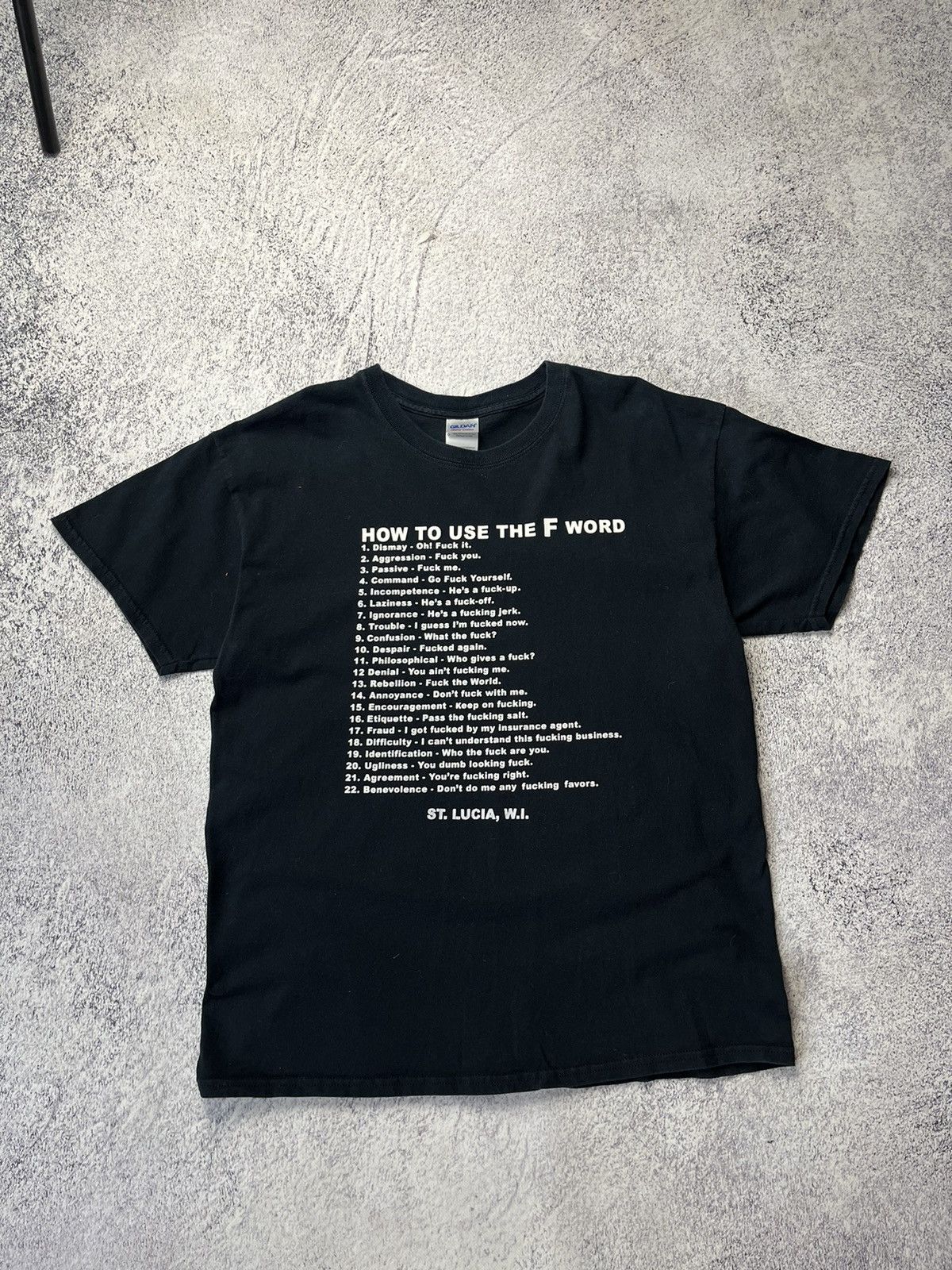 Other Vintage How To Use The F Word Humor Tee Size US L / EU 52-54 / 3 - 1 Thumbnail