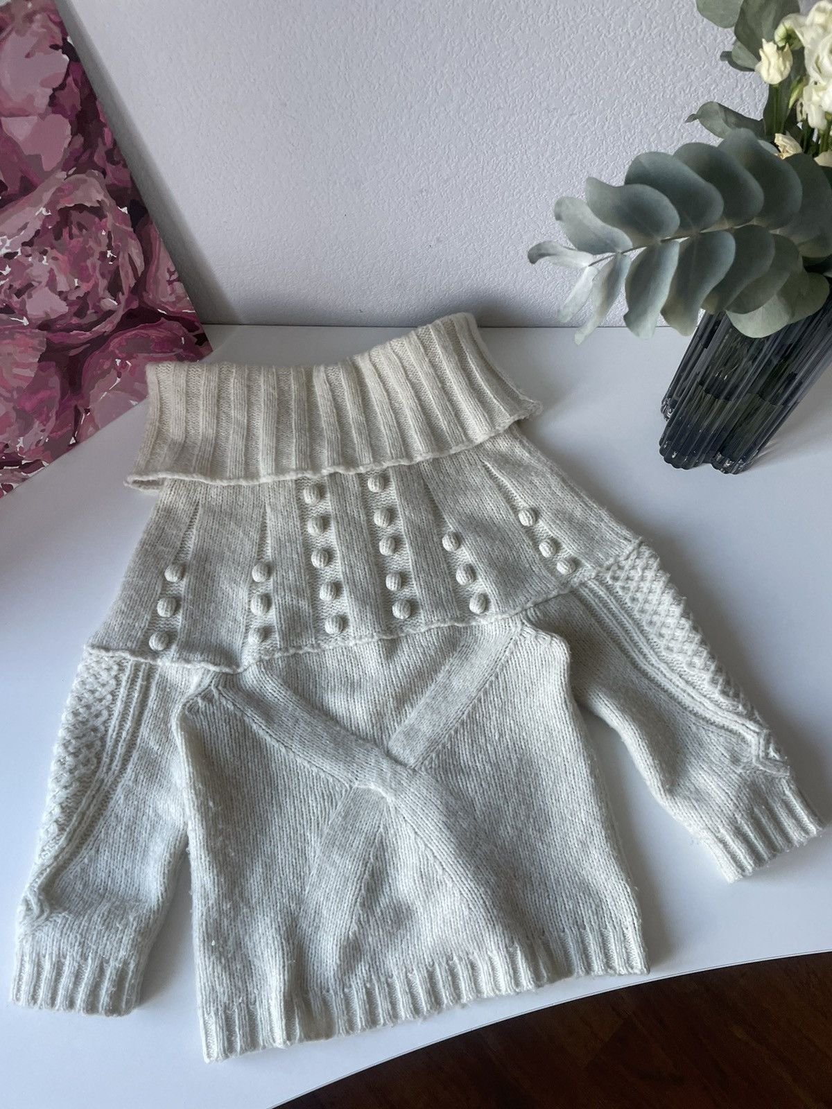 Marithe + Francois Girbaud × Vintage *RARE* Marithe + Francois Girbaud Wool Cardigan Sweater 90’s Size M / US 6-8 / IT 42-44 - 8 Thumbnail