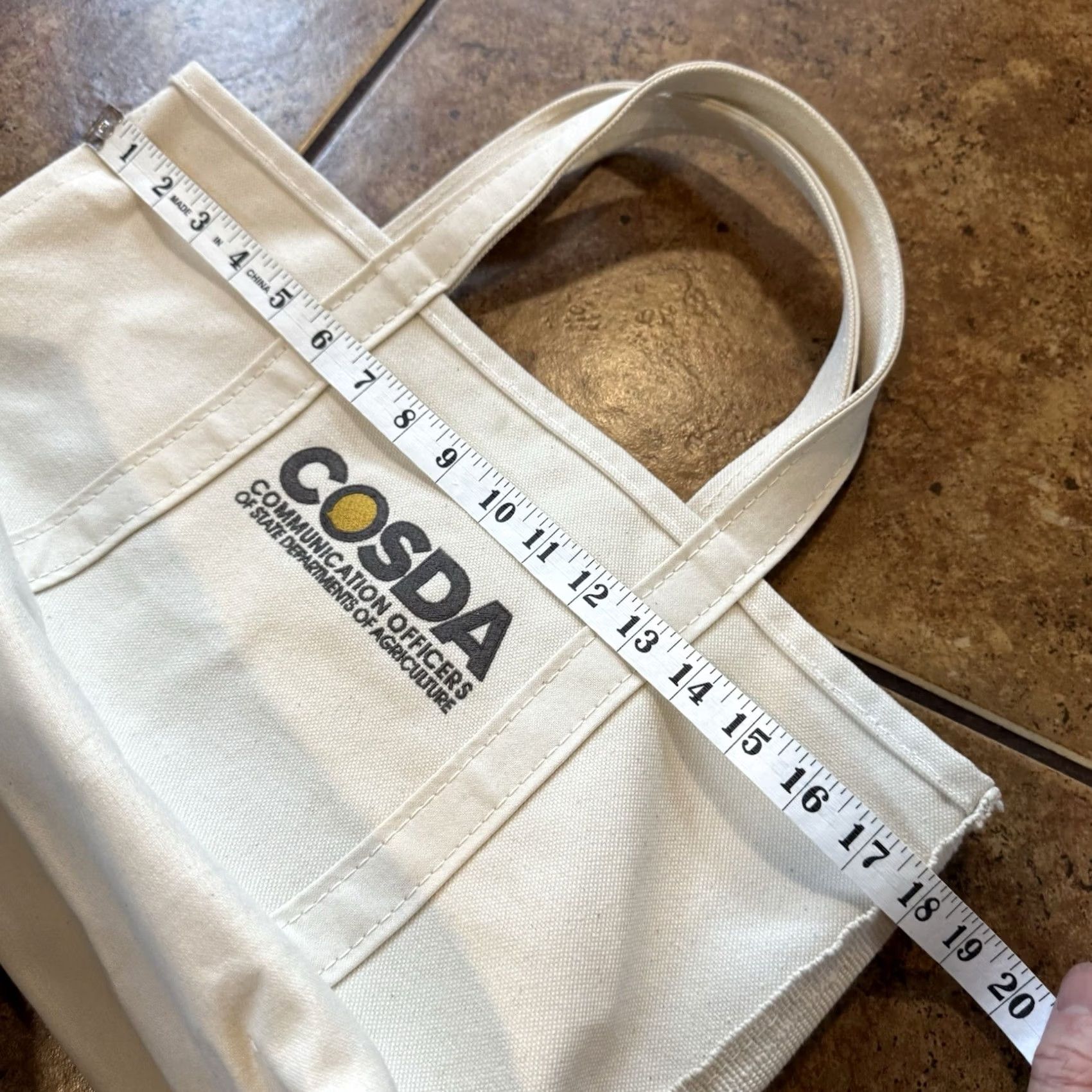 Vintage VINTAGE L.L. Bean Tote Bag White Canvas Boat And Tote Zip Made In USA Men Size ONE SIZE - 7 Thumbnail