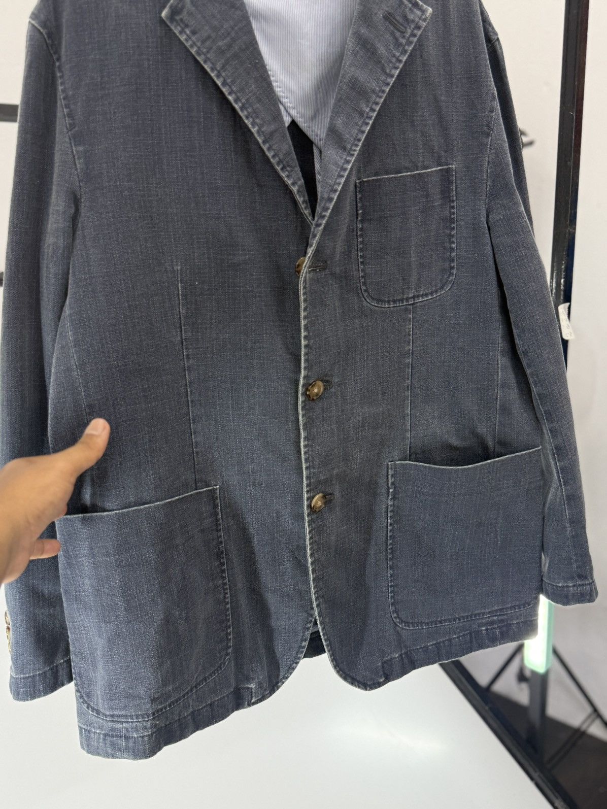 Vintage 🔥 Vintage Denim Bruno De Angelis Amekaji Chore Jacket - L Size US M / EU 48-50 / 2 - 6 Thumbnail