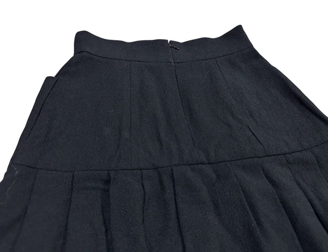 Chanel 🔥Archived Vintage Chanel Wool Pleated Skirt 1990 Karl Era Size 27" / US 4 / IT 40 - 9 Thumbnail