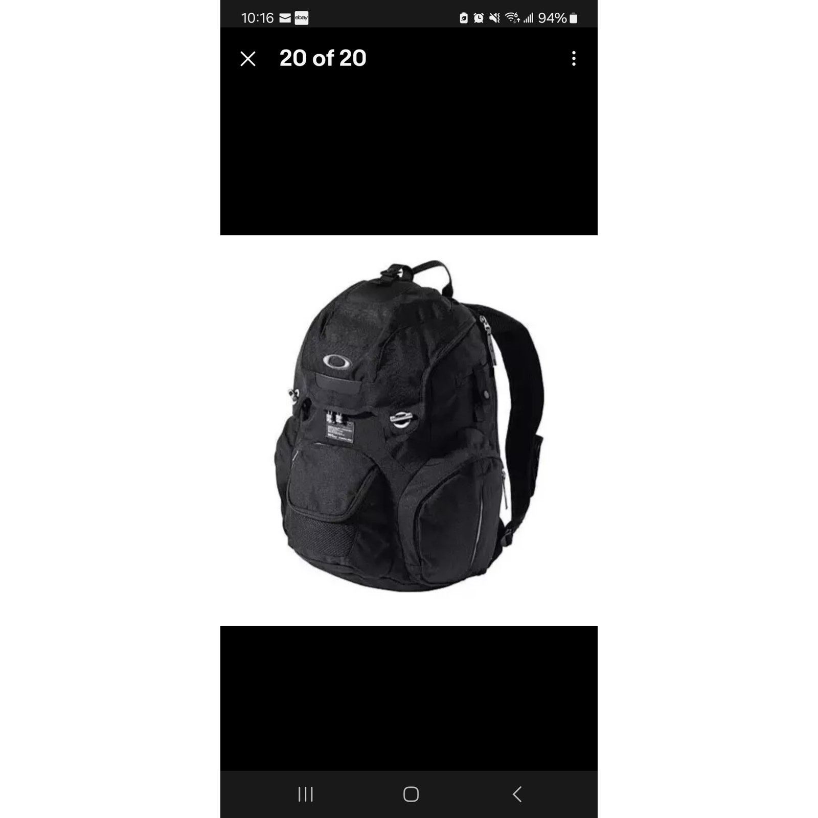 Oakley NWT Oakley Black Panel Back Pack Bag VW Tactical Field Gear Size ONE SIZE - 17 Thumbnail