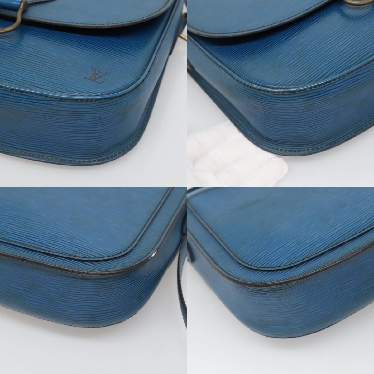 Louis Vuitton LOUIS VUITTON Epi Saint Cloud GM Shoulder Bag Toledo Blue Size ONE SIZE - 10 Thumbnail