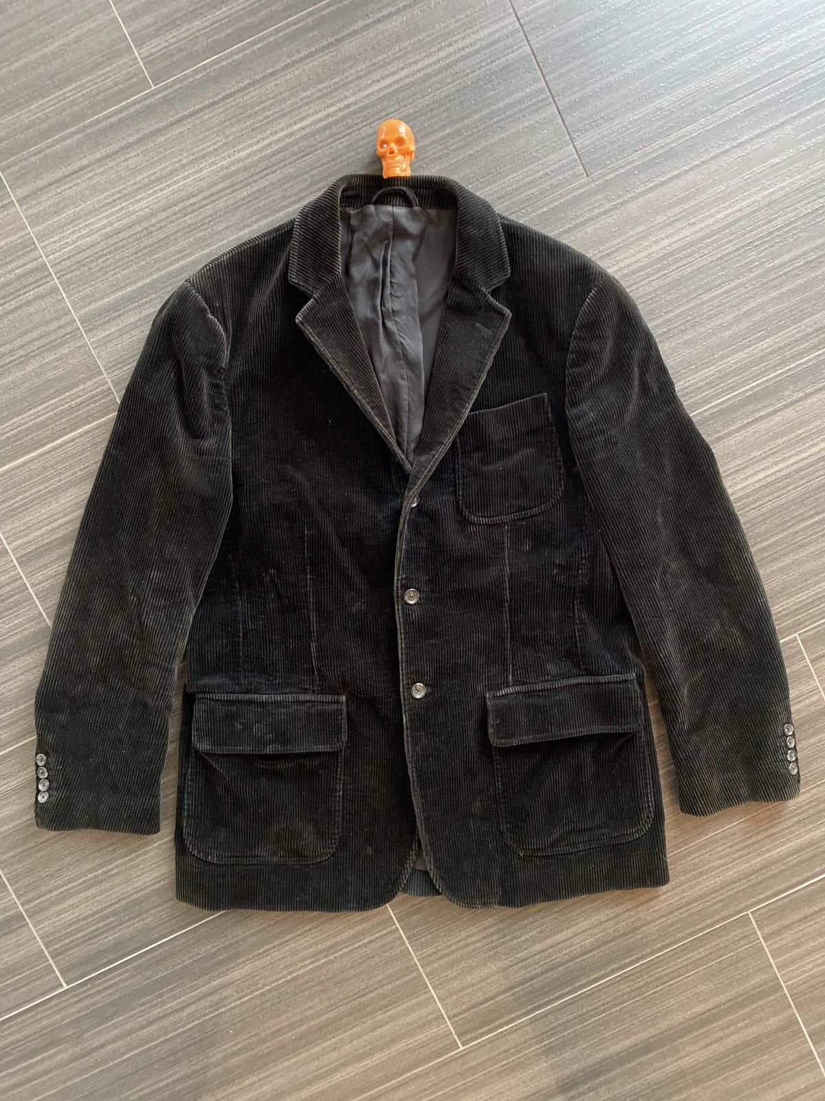 Polo Ralph Lauren × Vintage 90s Polo black corduroy sport jacket L Size US L / EU 52-54 / 3 - 1 Thumbnail