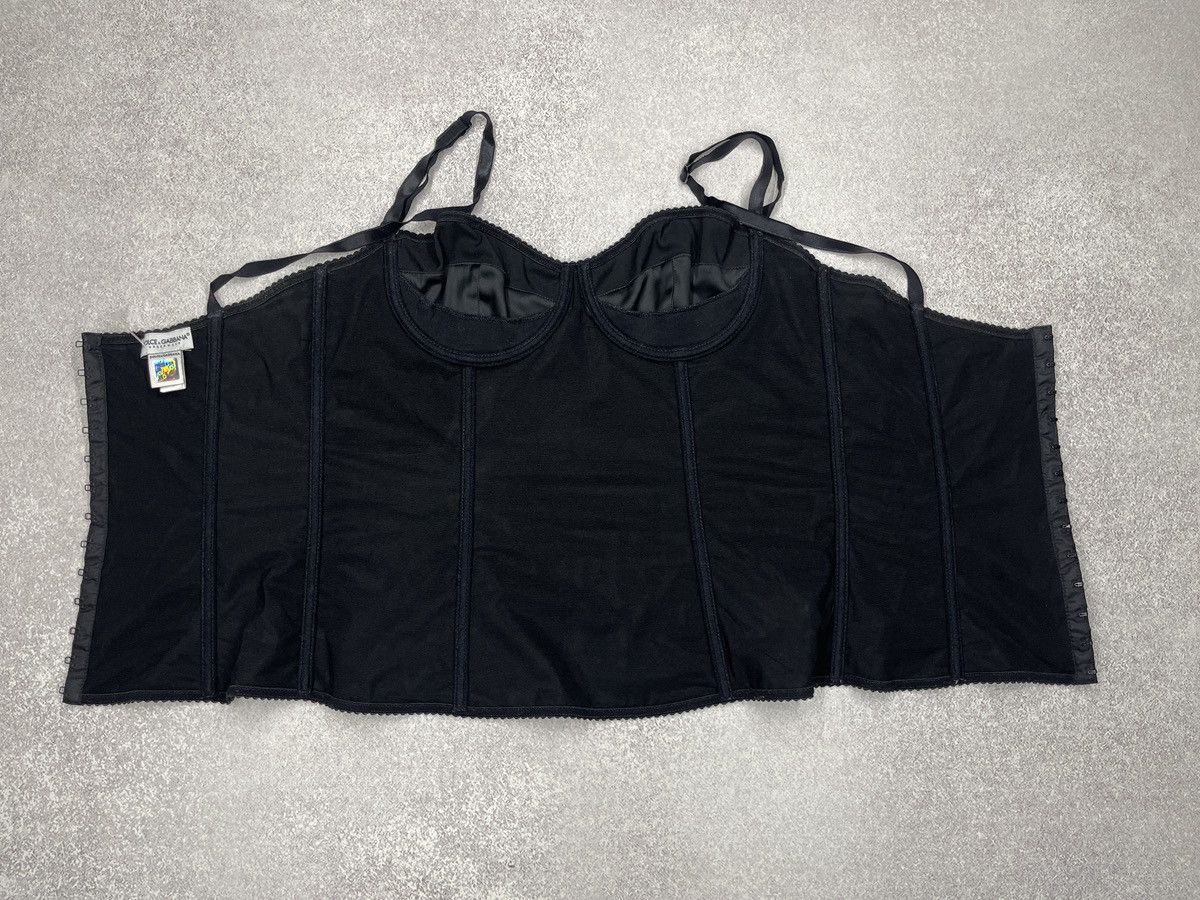 Dolce & Gabbana Dolce & Gabbana Underwear Black Bustier Corset Top Authentic Size M / US 6-8 / IT 42-44 - 7 Thumbnail