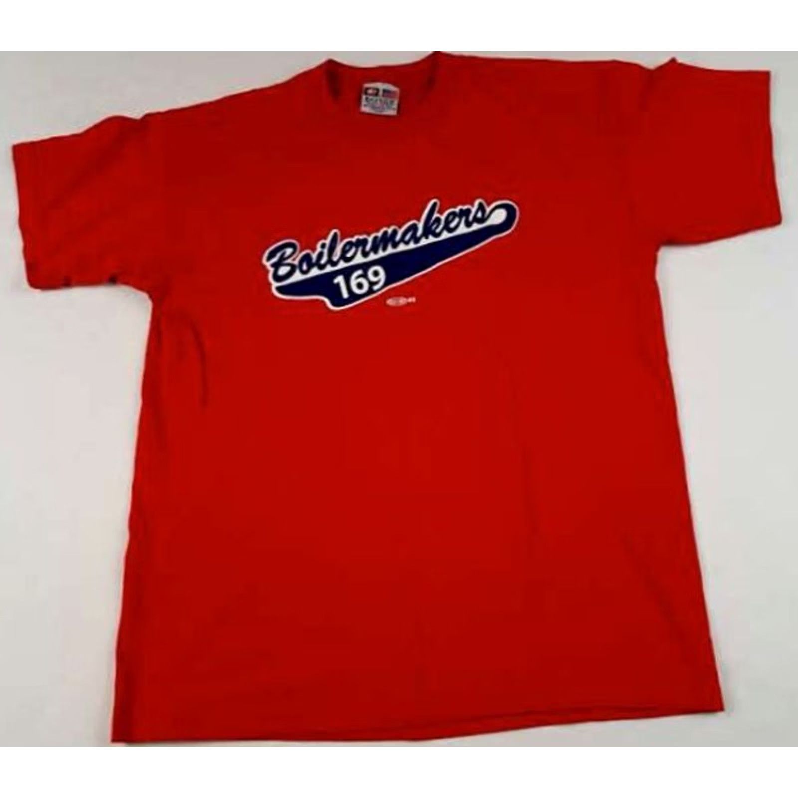 Vintage Bayside XL Red Shirt Men USA Made Cotton 28in Pit Size US XL / EU 56 / 4 - 2 Thumbnail