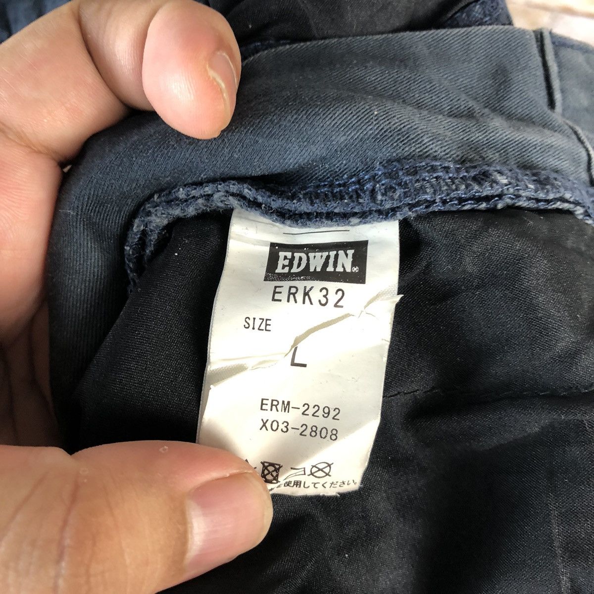 Edwin Edwin Dark Blue Casual Pants #A1159 Size US 31 - 17 Thumbnail