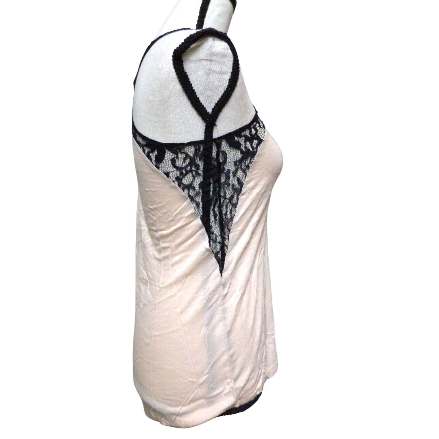 Other Coolwear Women’s Lace Trim Racerback Rayon Tank Top, Light P Size S / US 4 / IT 40 - 3 Thumbnail