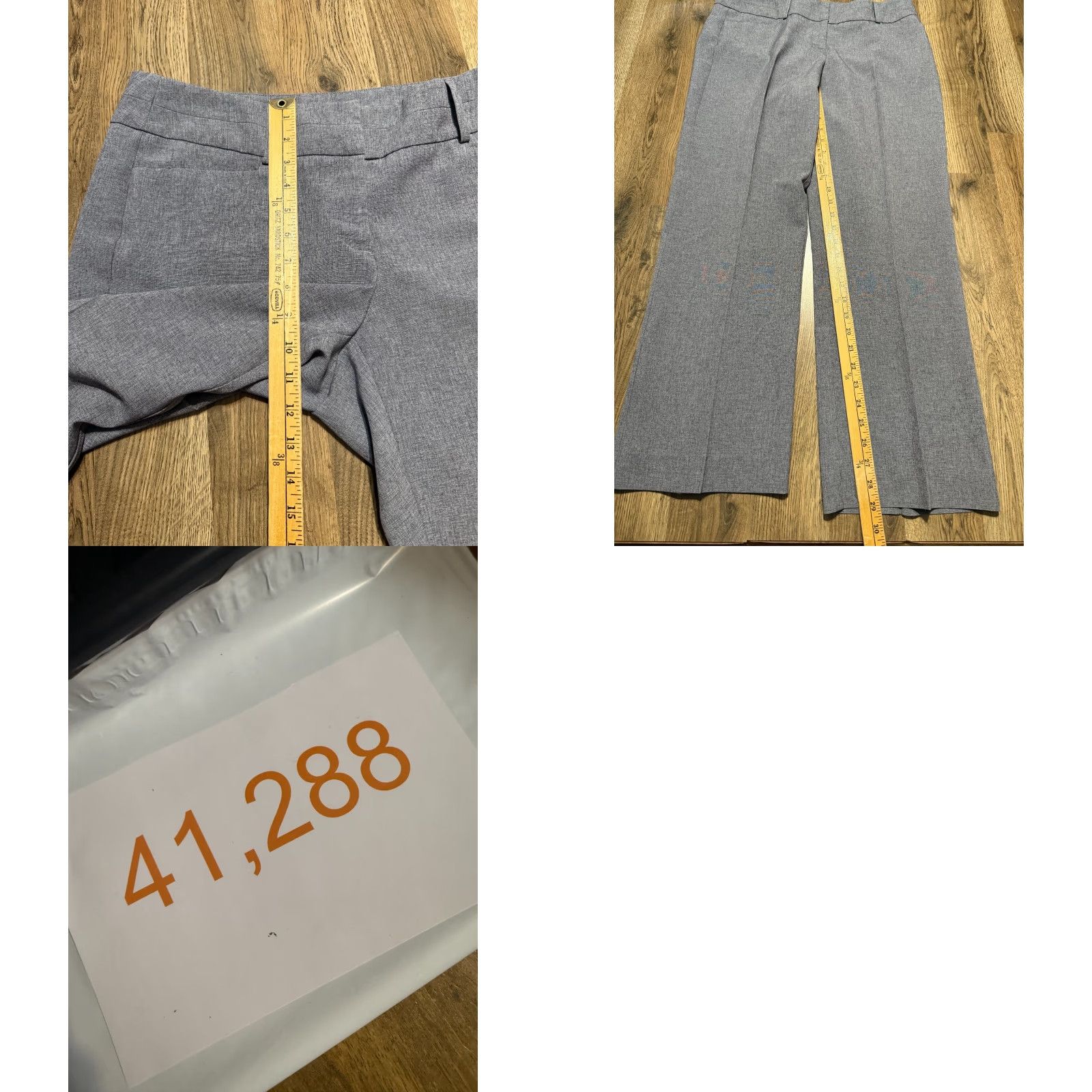 Apt. 9 APT. 9 Pants Women's Size 12 Gray Pleated Straight Leg Dress Pants Size 34" / US 12 / IT 48 - 8 Thumbnail