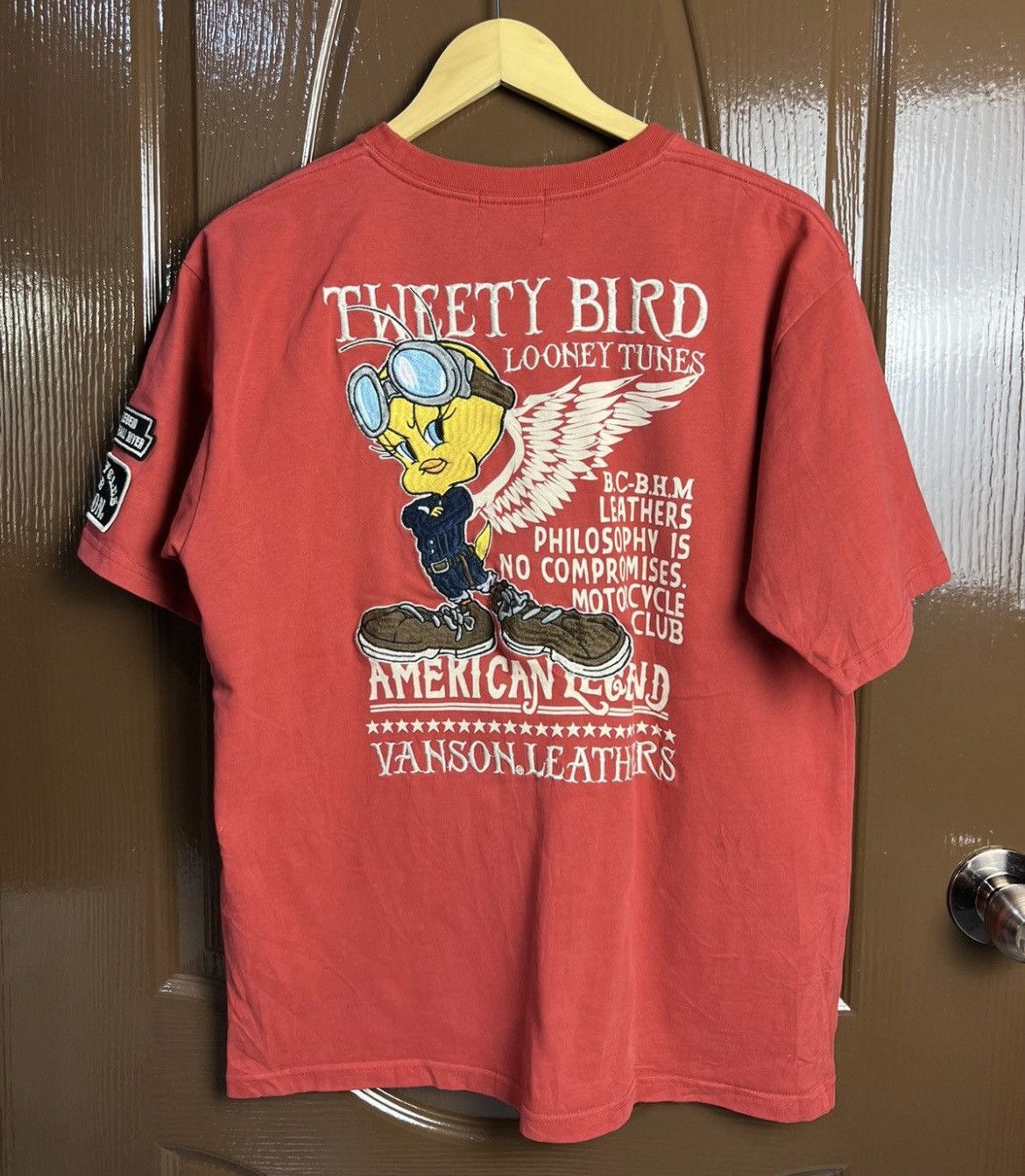 Vanson Leathers 🔥Rare Vanson Leathers x Looney Tunes Riders Tees Size US M / EU 48-50 / 2 - 4 Thumbnail