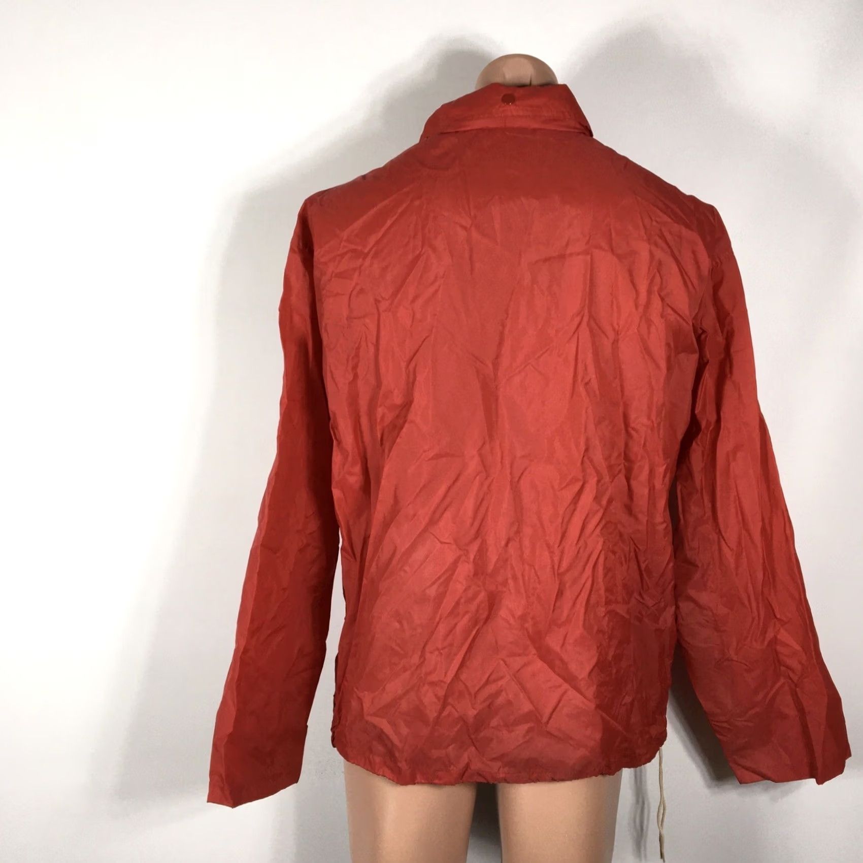 Vintage VINTAGE May Company Red Rain Slicker windbreaker Shirt Mens 1970s Nylon Made in Japan L Size US L / EU 52-54 / 3 - 5 Thumbnail