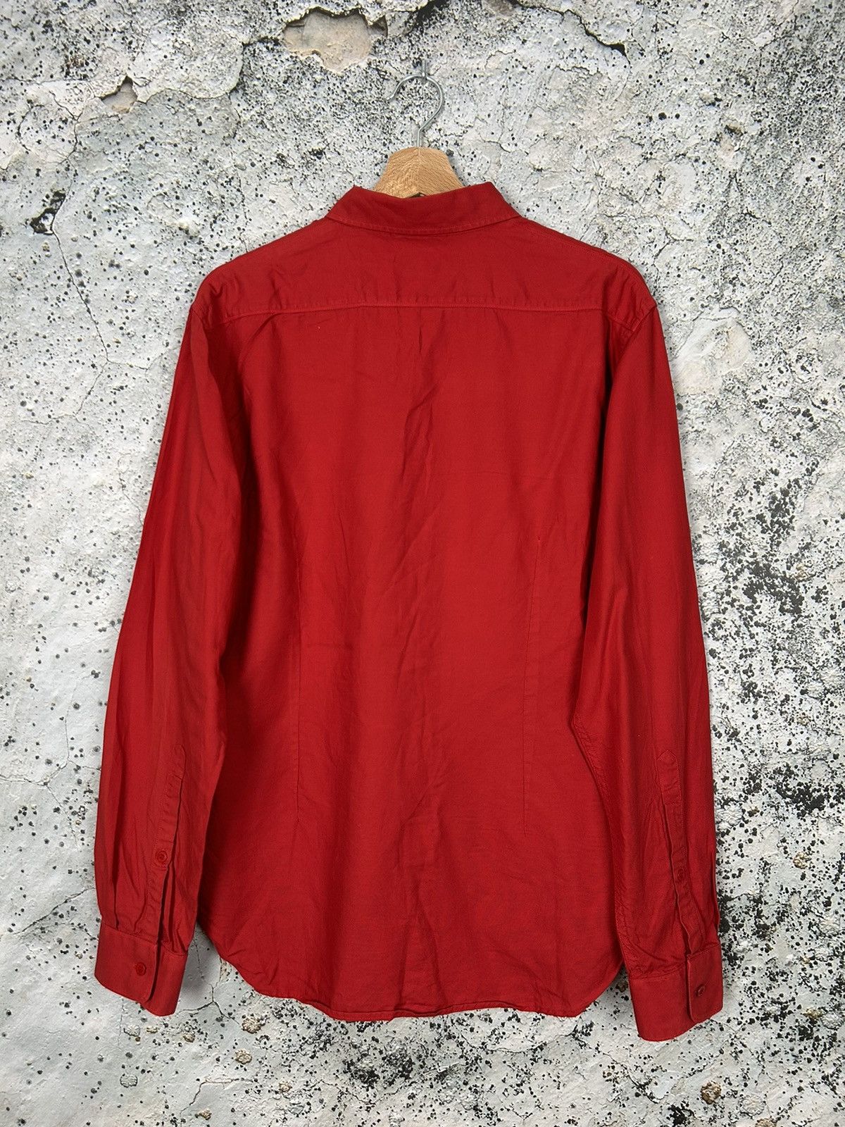 Stone Island Vintage Stone Island Red Shirt Designer Rare 90s Archive Size US L / EU 52-54 / 3 - 4 Thumbnail