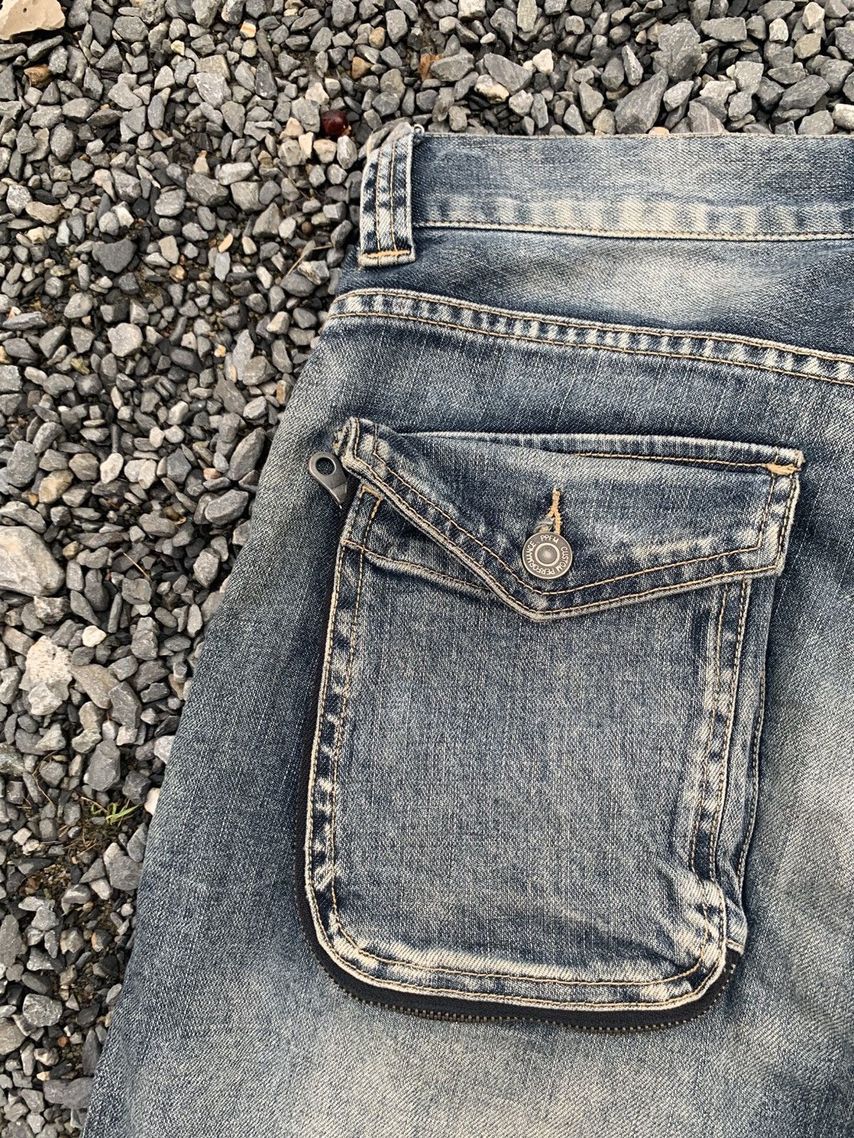 PPFM PPFM BANANA CURVE CUT BANANA JAPANESE PUNK RUSTY DENIM Size US 32 / EU 48 - 11 Thumbnail