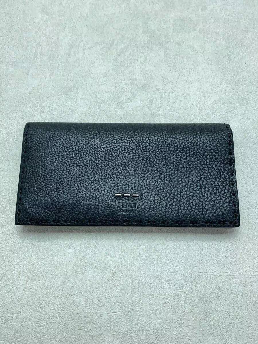 Fendi Fendi Leather Bi-Fold Wallet Black Size ONE SIZE - 1 Thumbnail