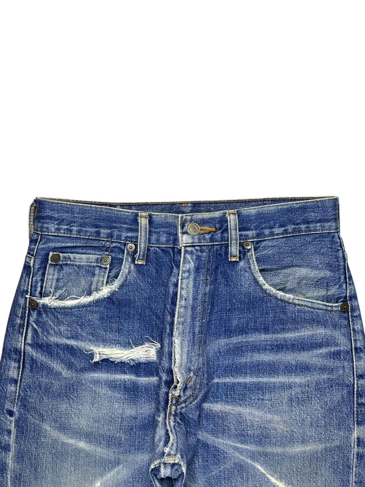 Levi's Vintage 90s Levis 502xx Selvedge Blue Wash Loose Jeans Size US 28 / EU 44 - 5 Thumbnail