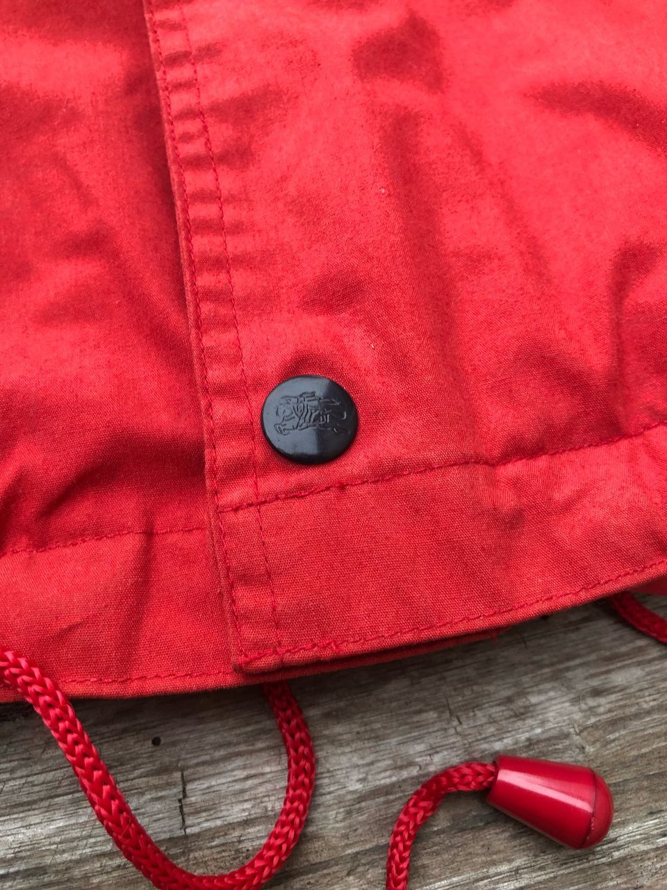 Burberry × Vintage Vintage 80s Burberrys Nova Check Red Jacket Size US L / EU 52-54 / 3 - 9 Thumbnail