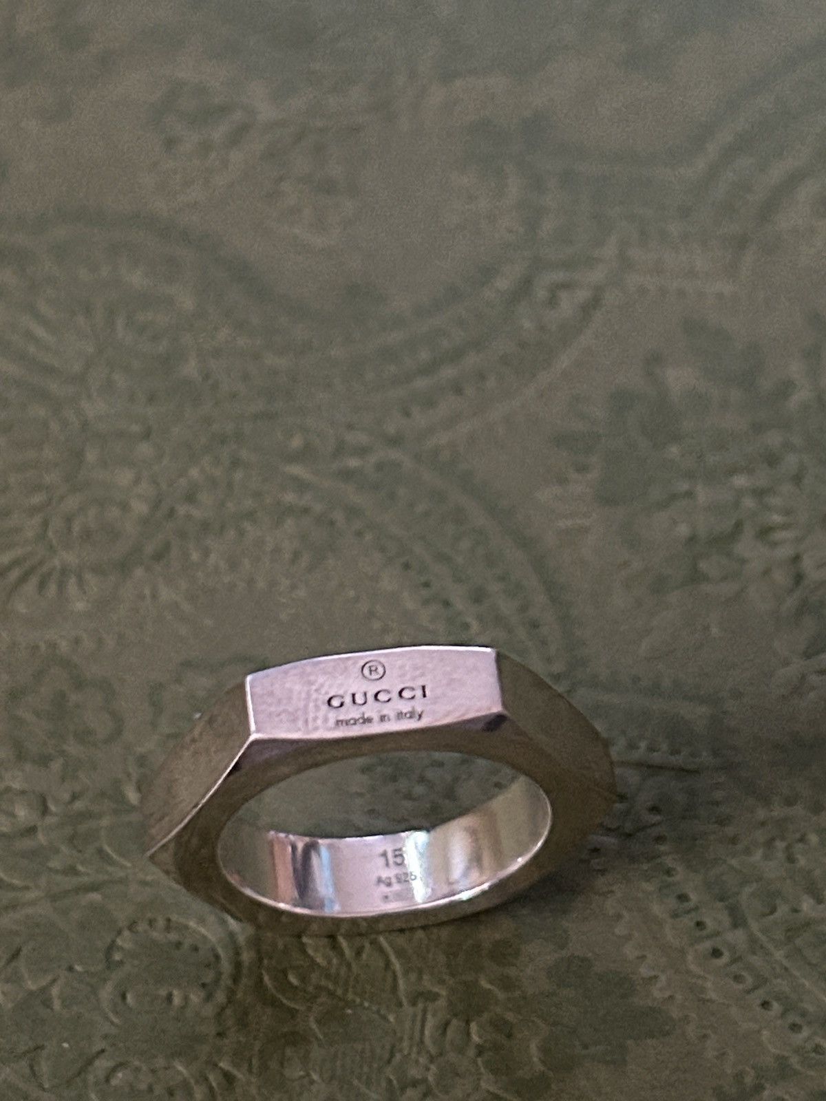 Gucci Gucci Trademark 5MM Silver 925 Unisex Silver 782839 Size ONE SIZE - 3 Thumbnail