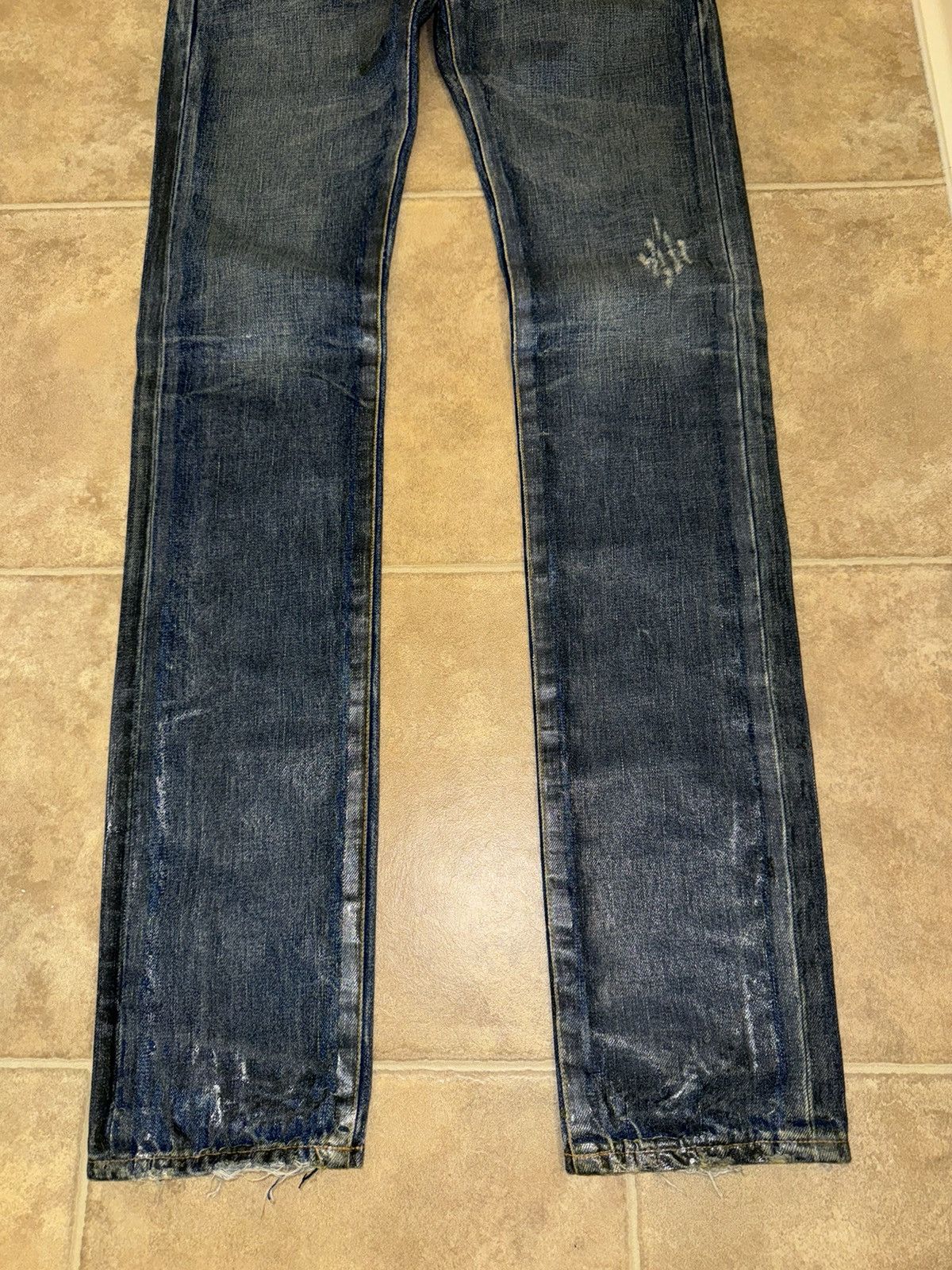 DIORHOMME Luster Coated Denim Eddie Men's Size 29 From Japan