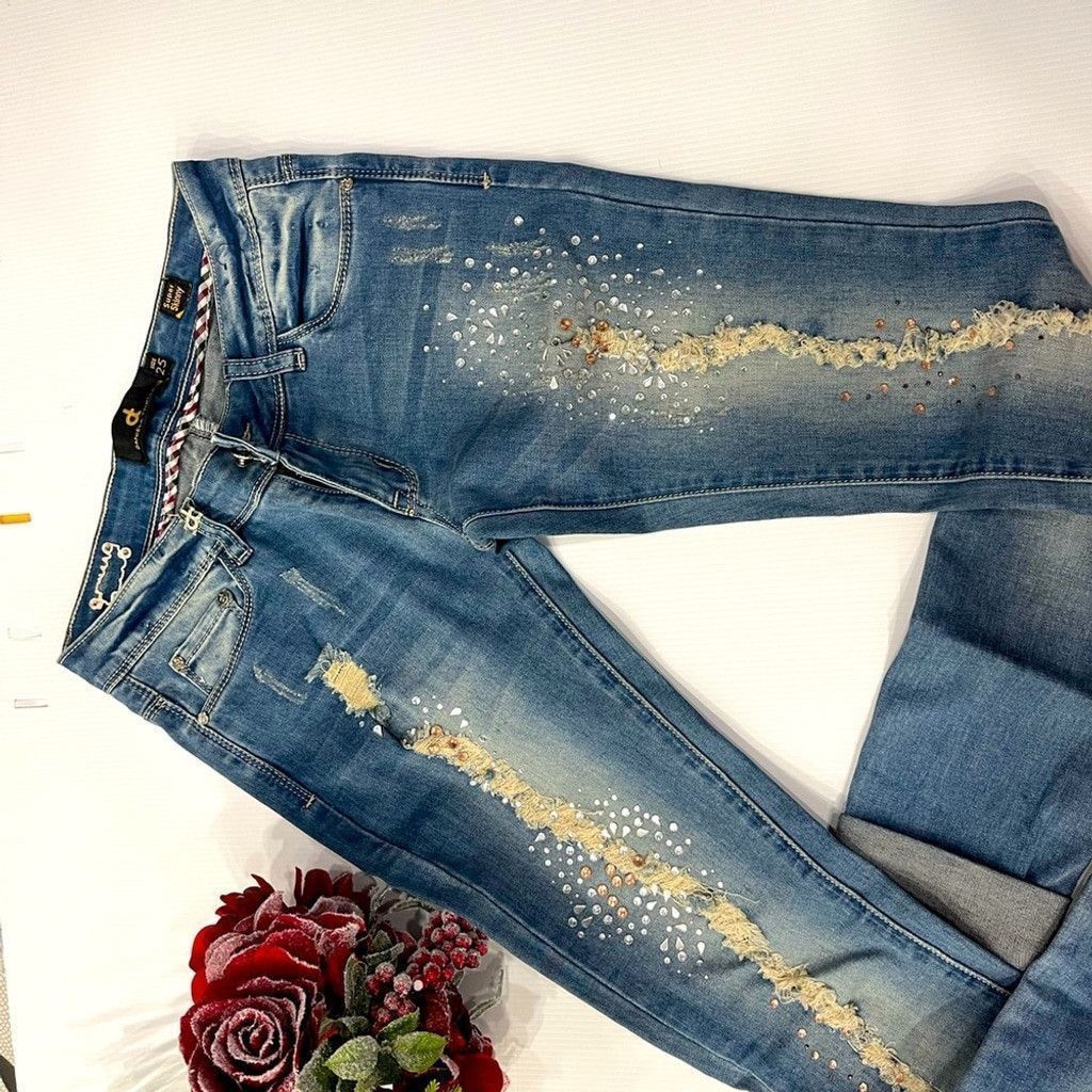 Other Daniela Tobler DT skinny jeans size 25 Size 25" / US 0 / IT 36 - 1 Thumbnail